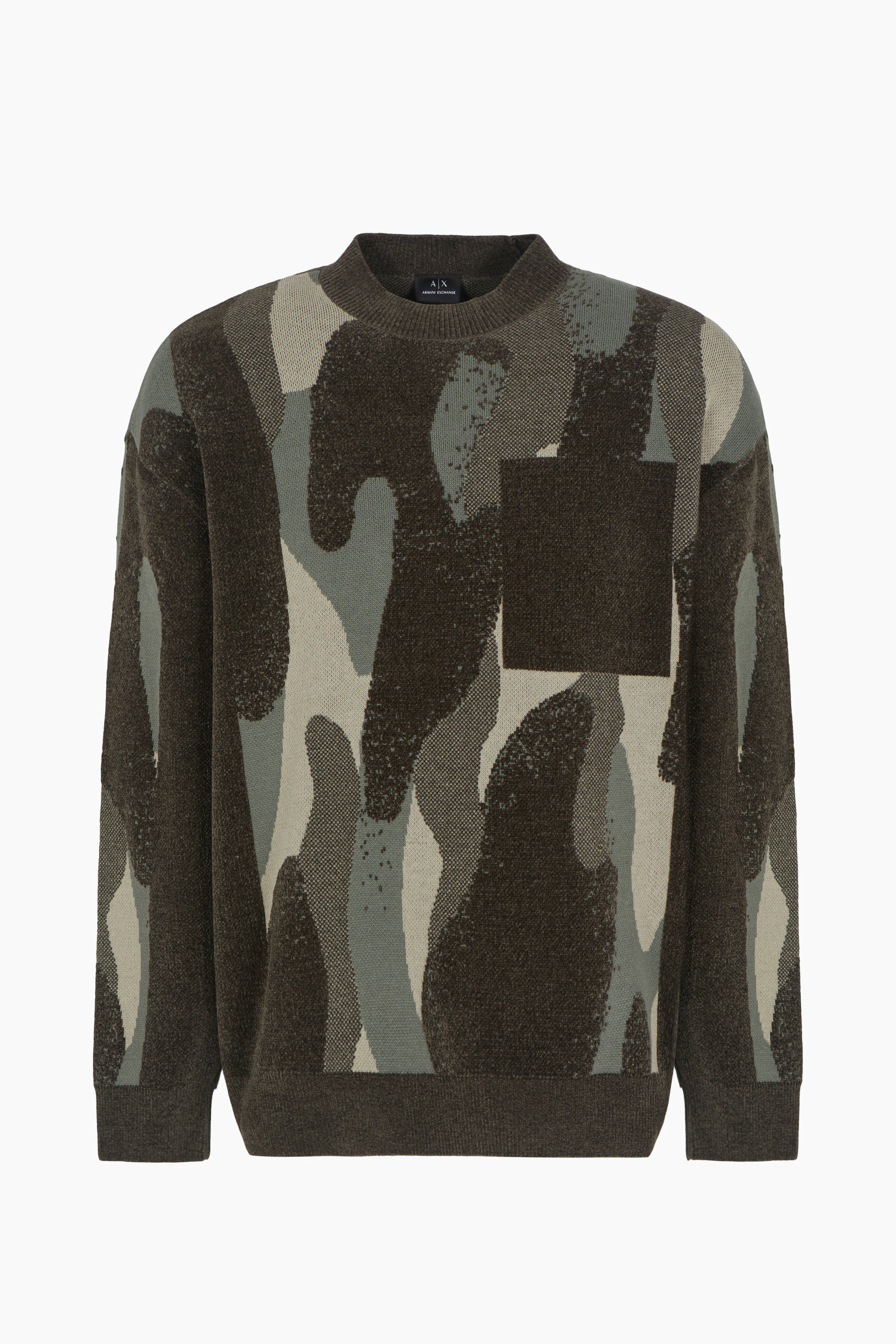 Pullover - camouflage vert