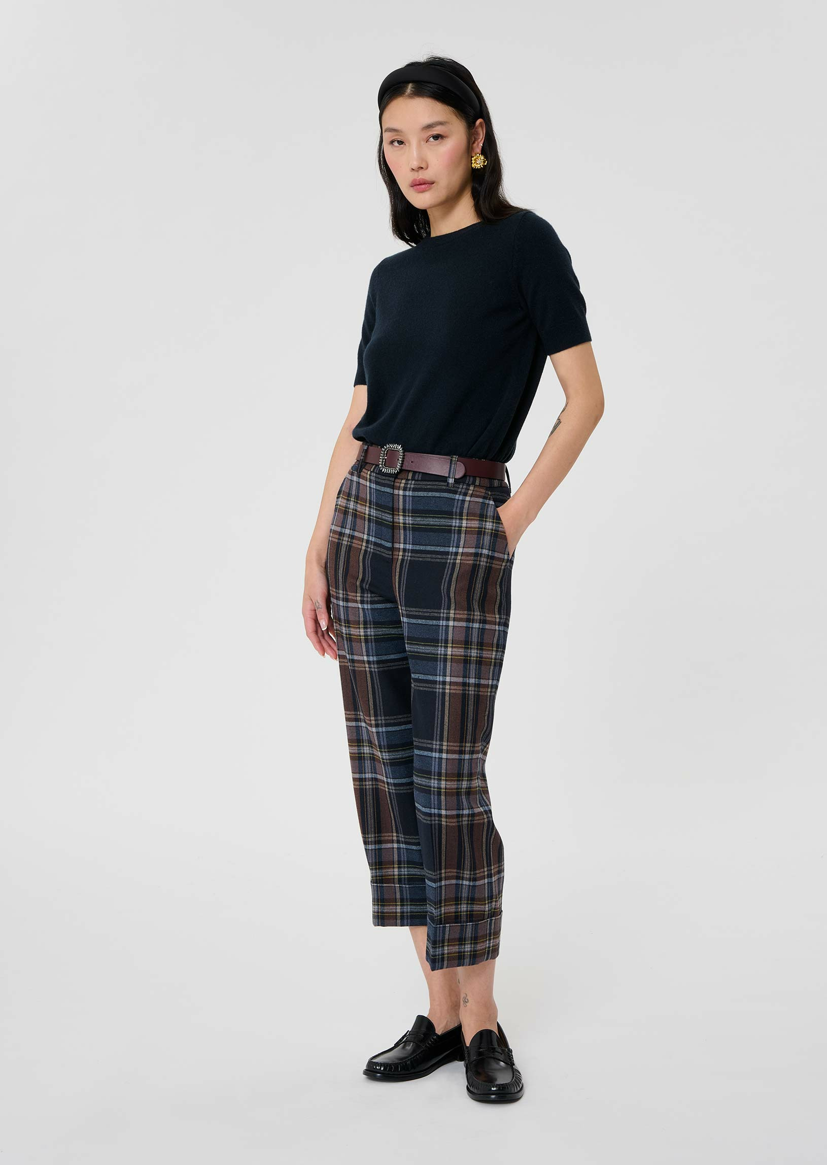 Pull Peer-Nuit en Cachemire