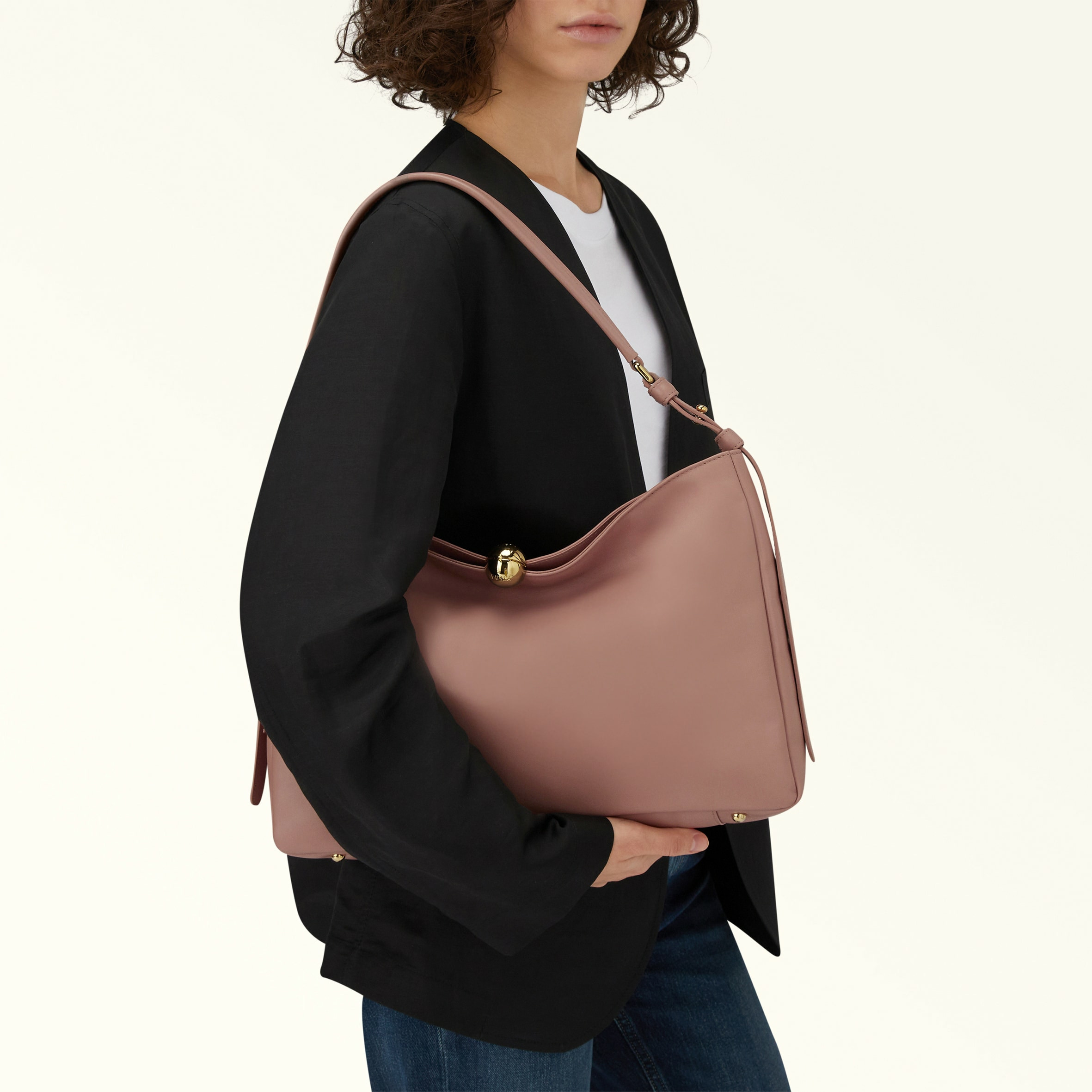 FURLA SFERA SOFT L SHOULDER BAG - VITELLO VERONA
