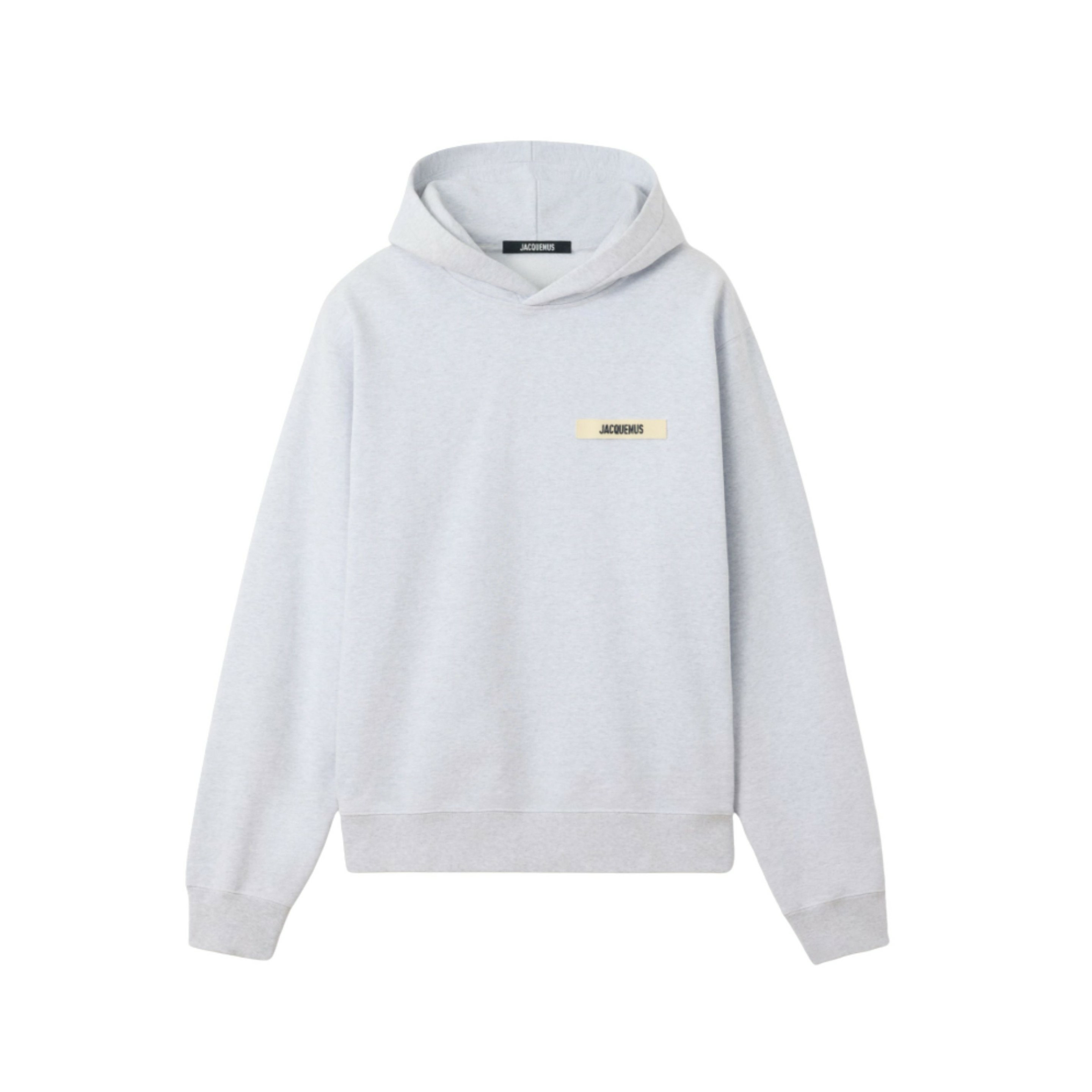 Jacquemus Hoodie Gros Grain Gris Clair