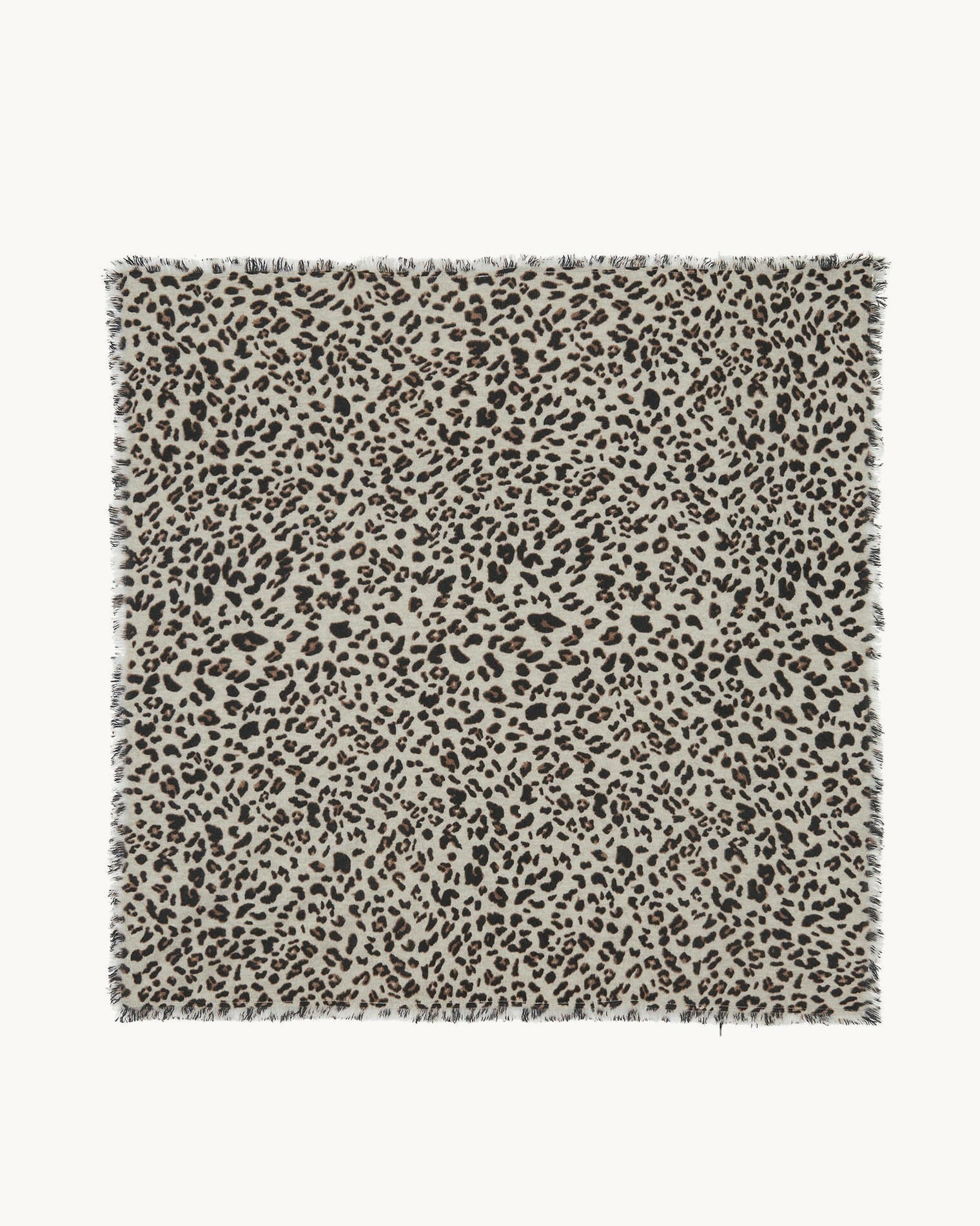 Grand Bandana Hachiko Leopard avoine