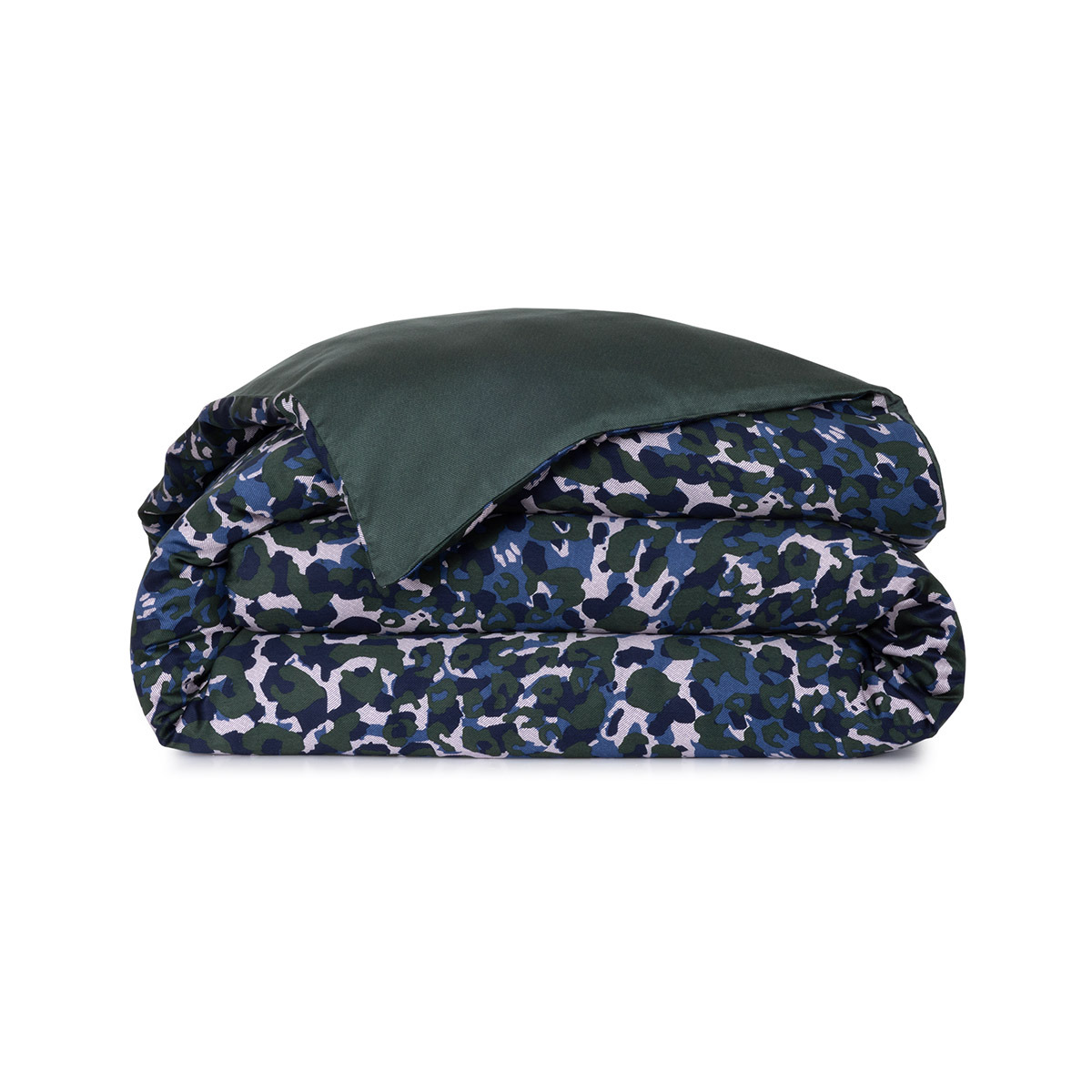 Kenzo - Housse de couette en satin multicouleurs, K Pansa