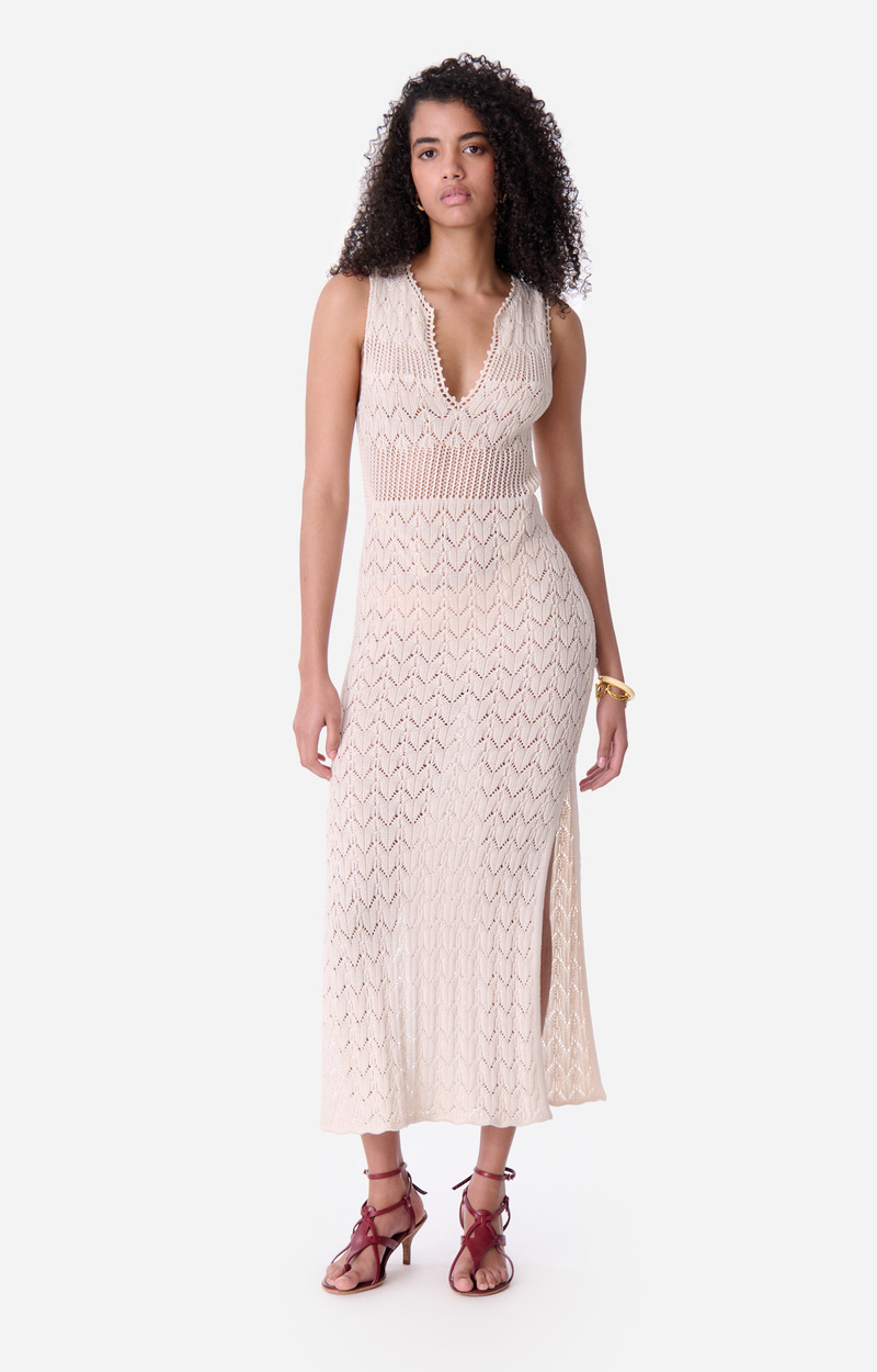 Robe Longue Elka En coton et laine