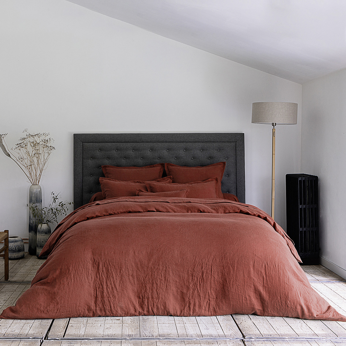 HOUSSE DE COUETTE | Lin Lavé Lina - Terracotta