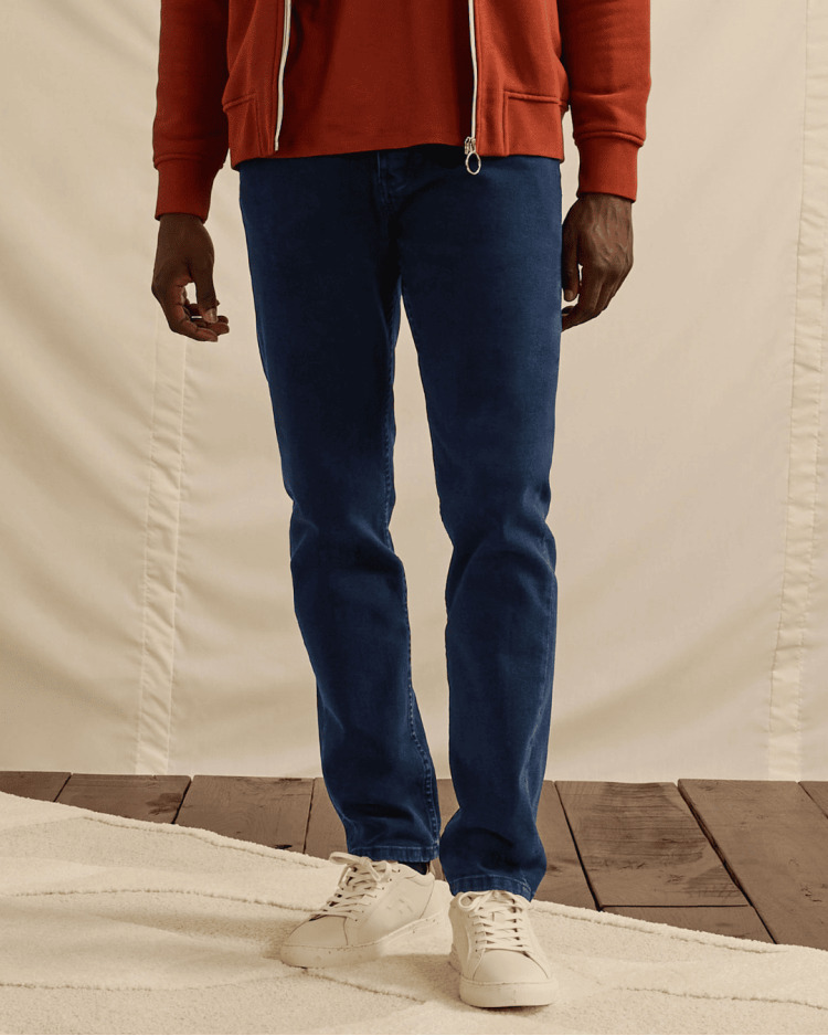 Jean blue black coupe slim