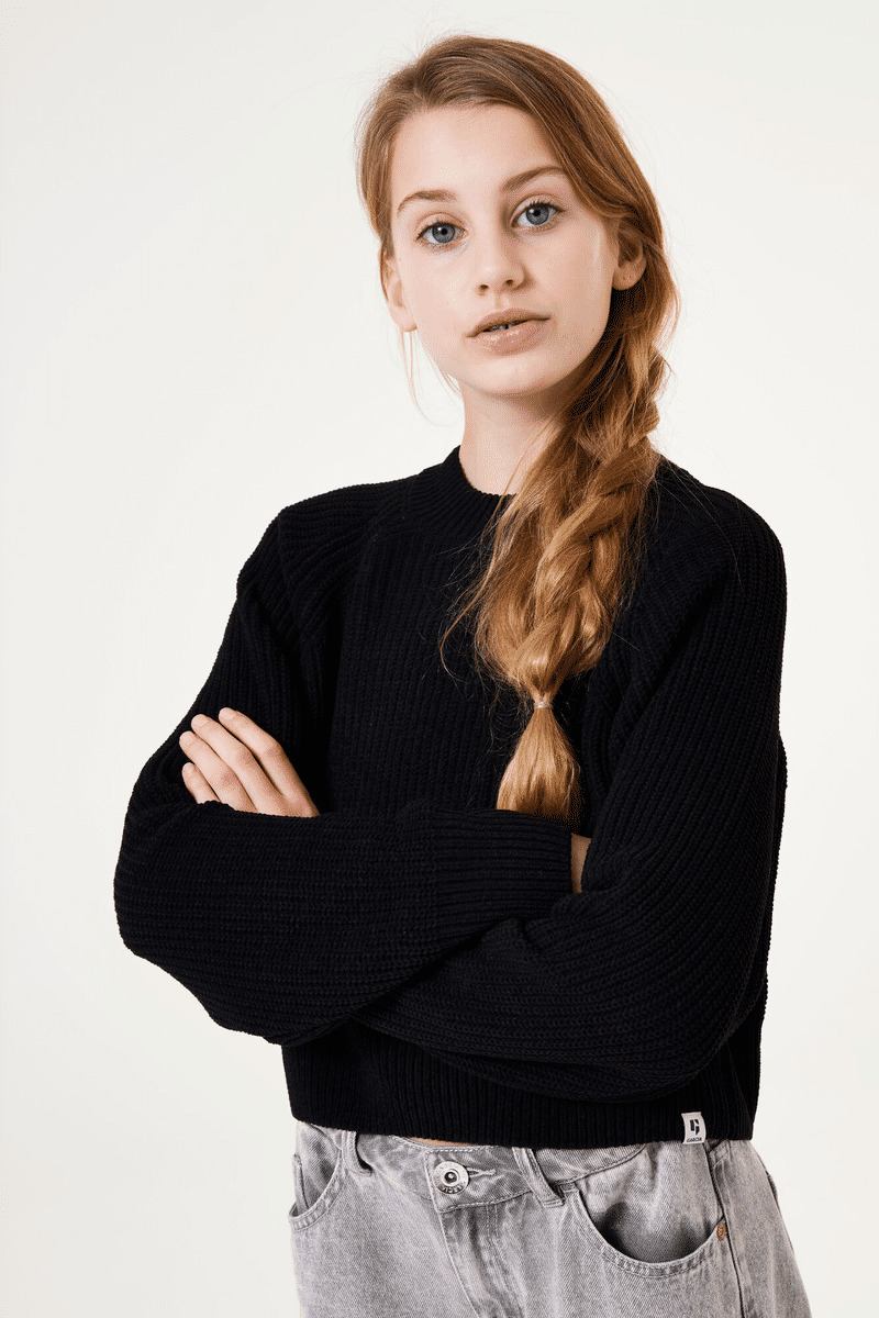 Girls Sweater Black