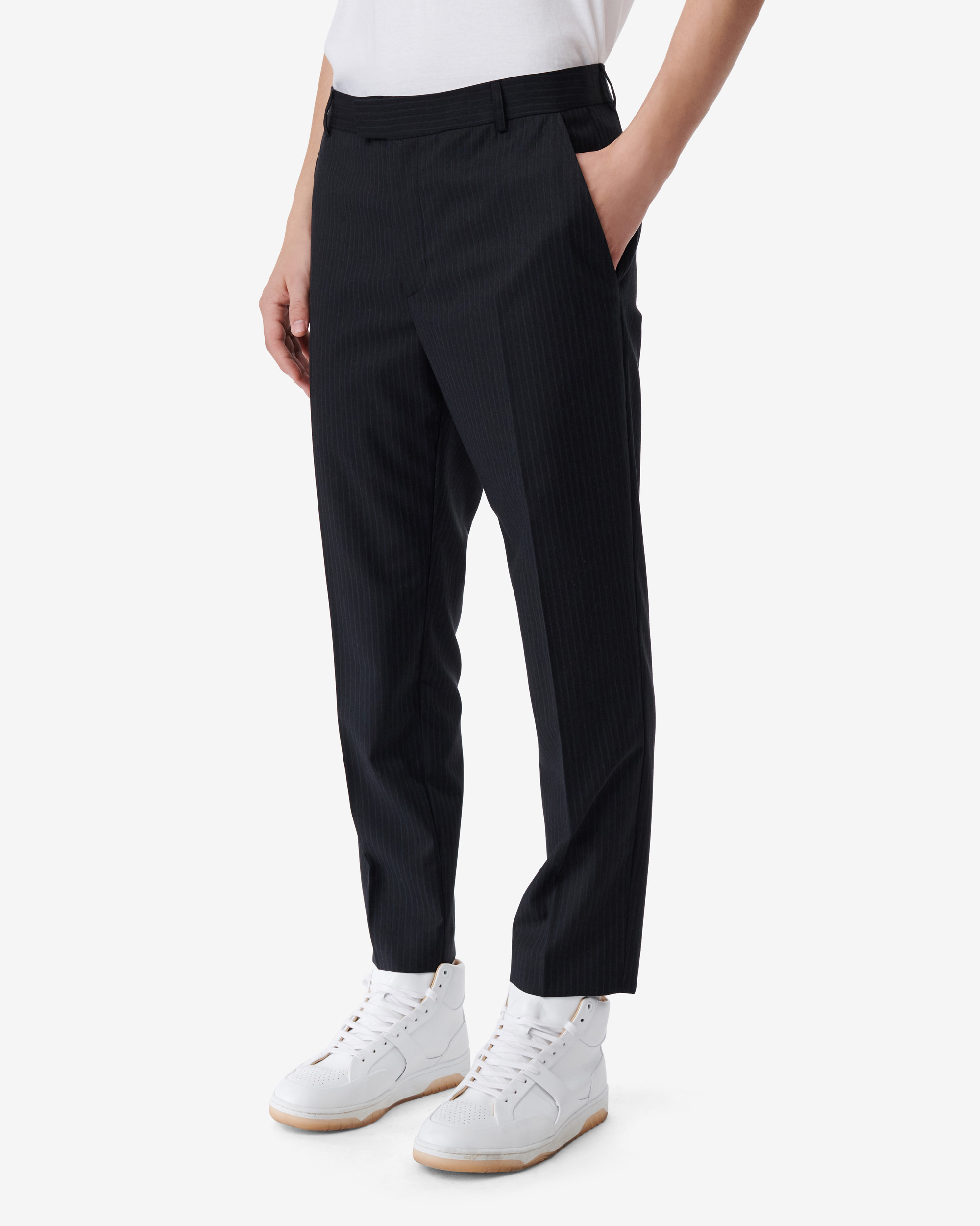 Pantalon De Costume En Laine Loweslim