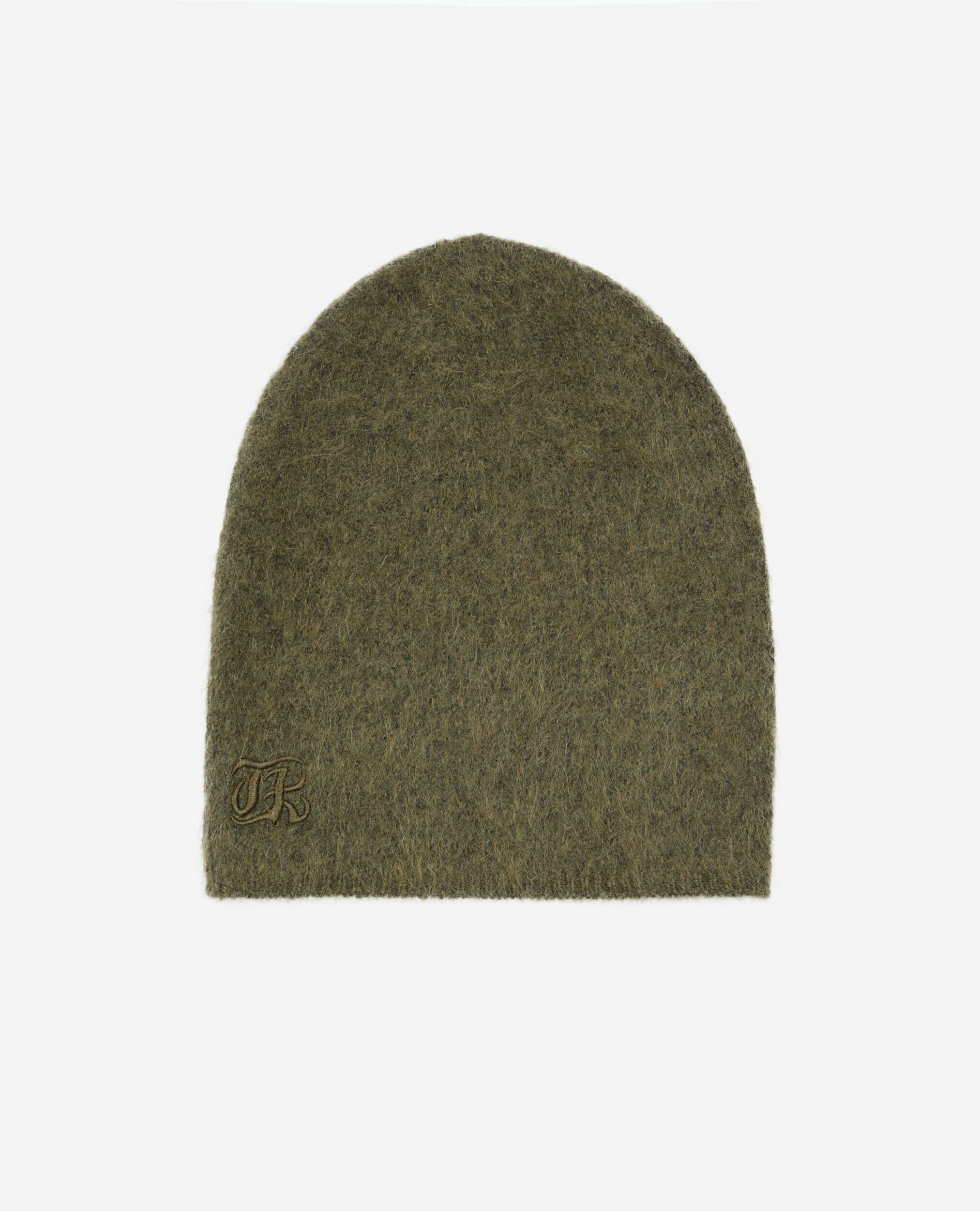 Bonnet En Mohair Kaki