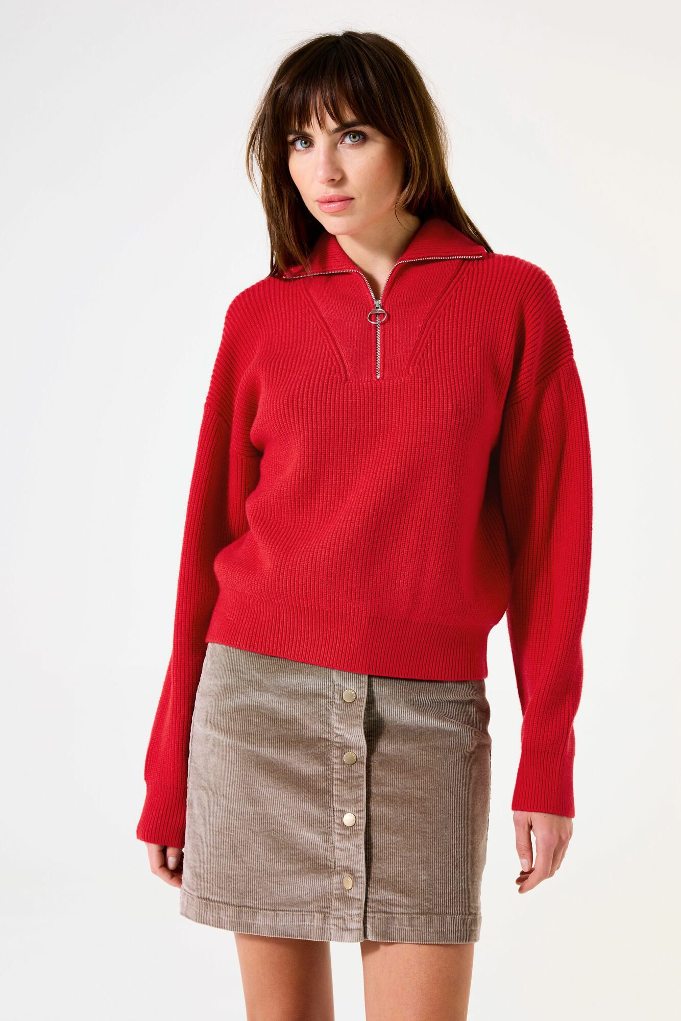 Women Sweater Red