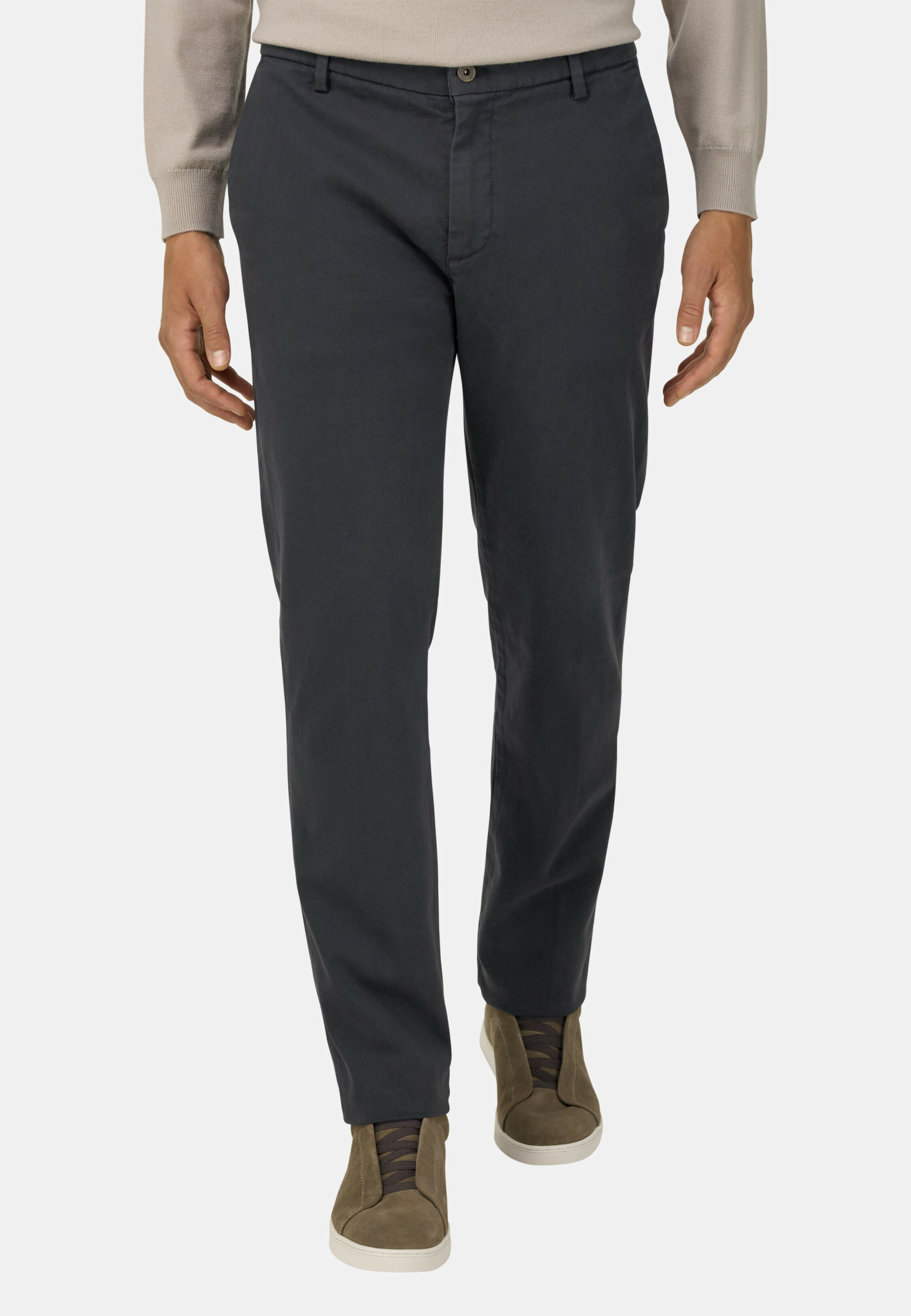 Pantalon En Coton Tencel Extensible