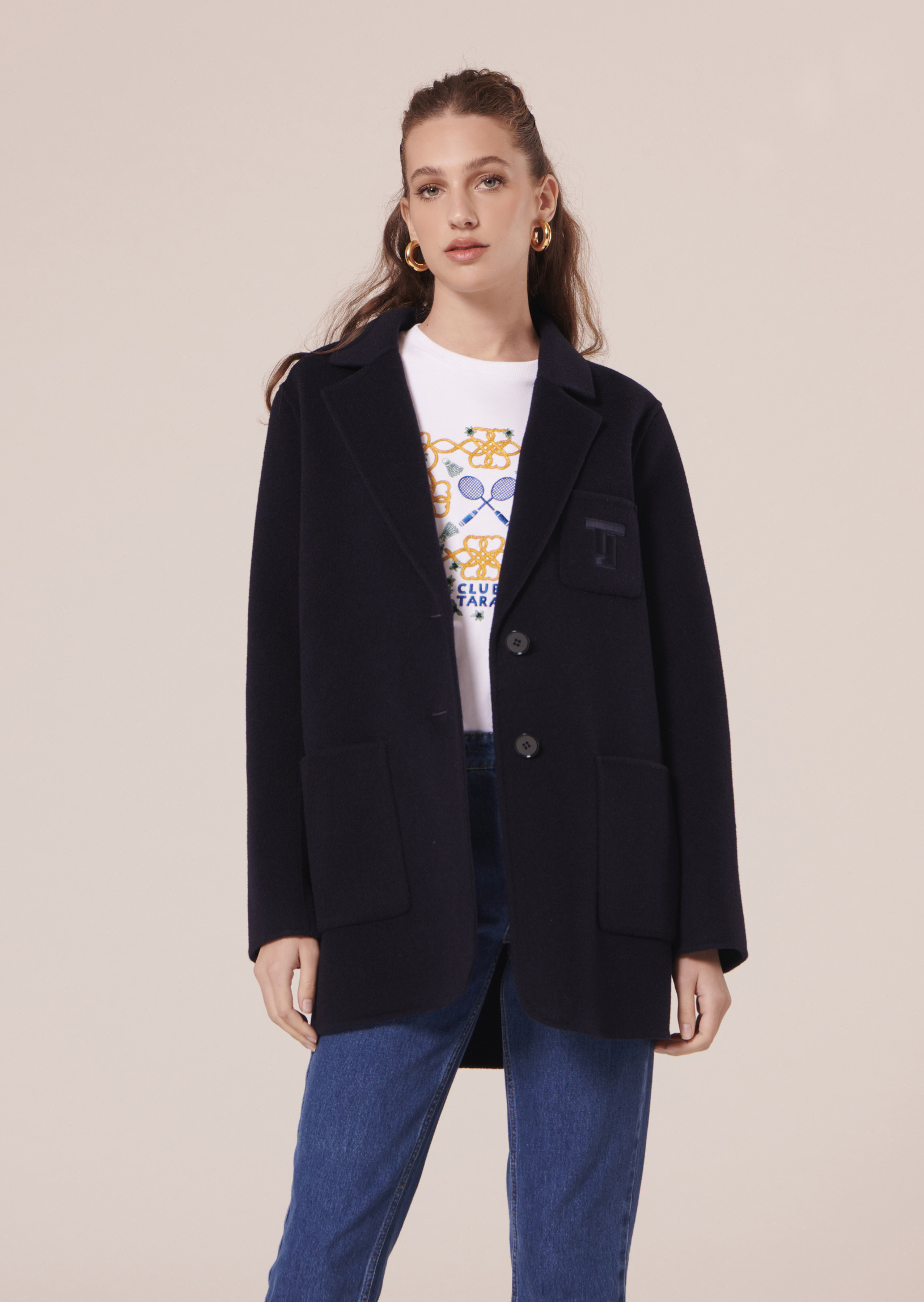 Veste Virgilio-Nocturne en Laine
