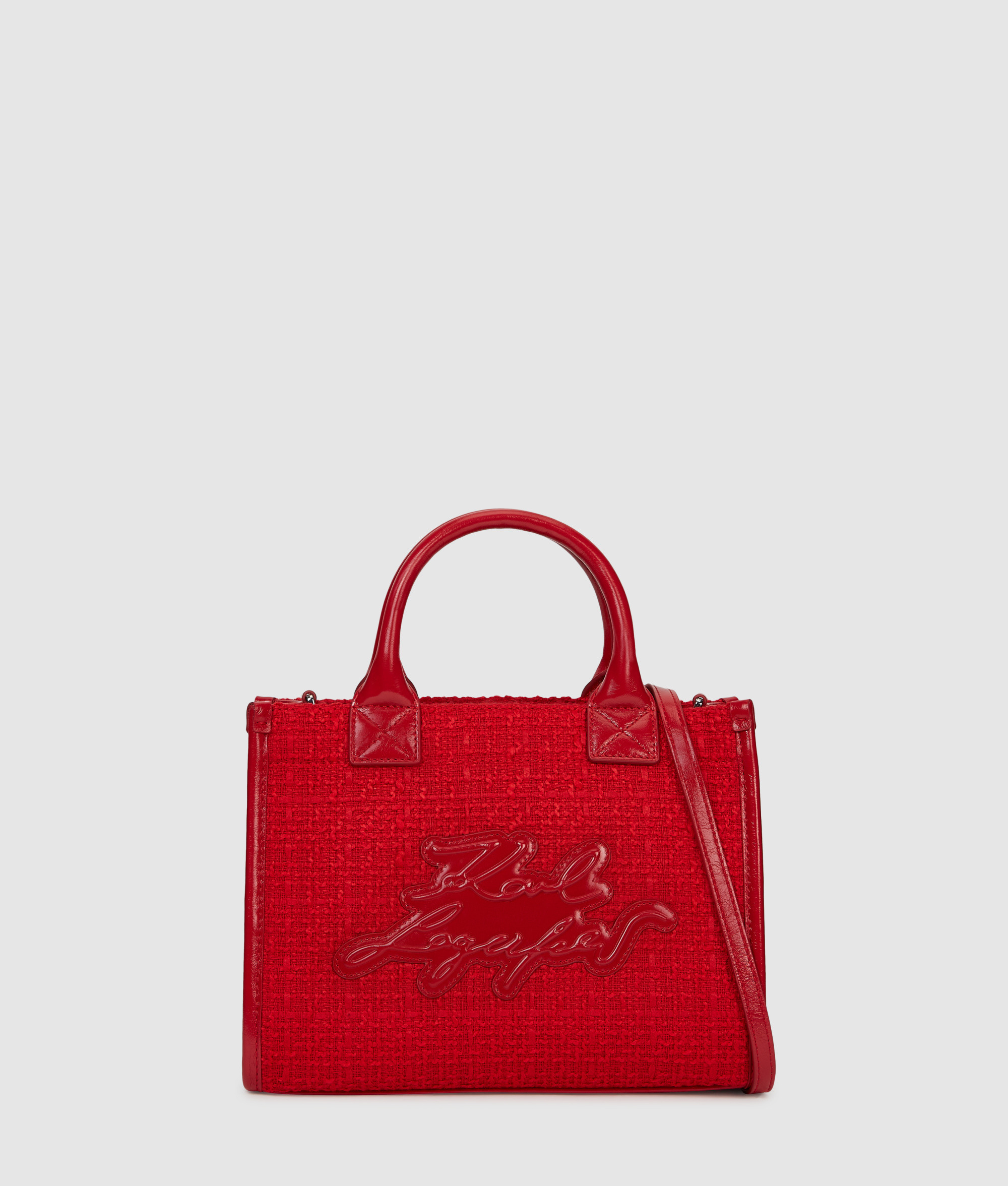 K/SHOPPER TEXT SMALL TOTE