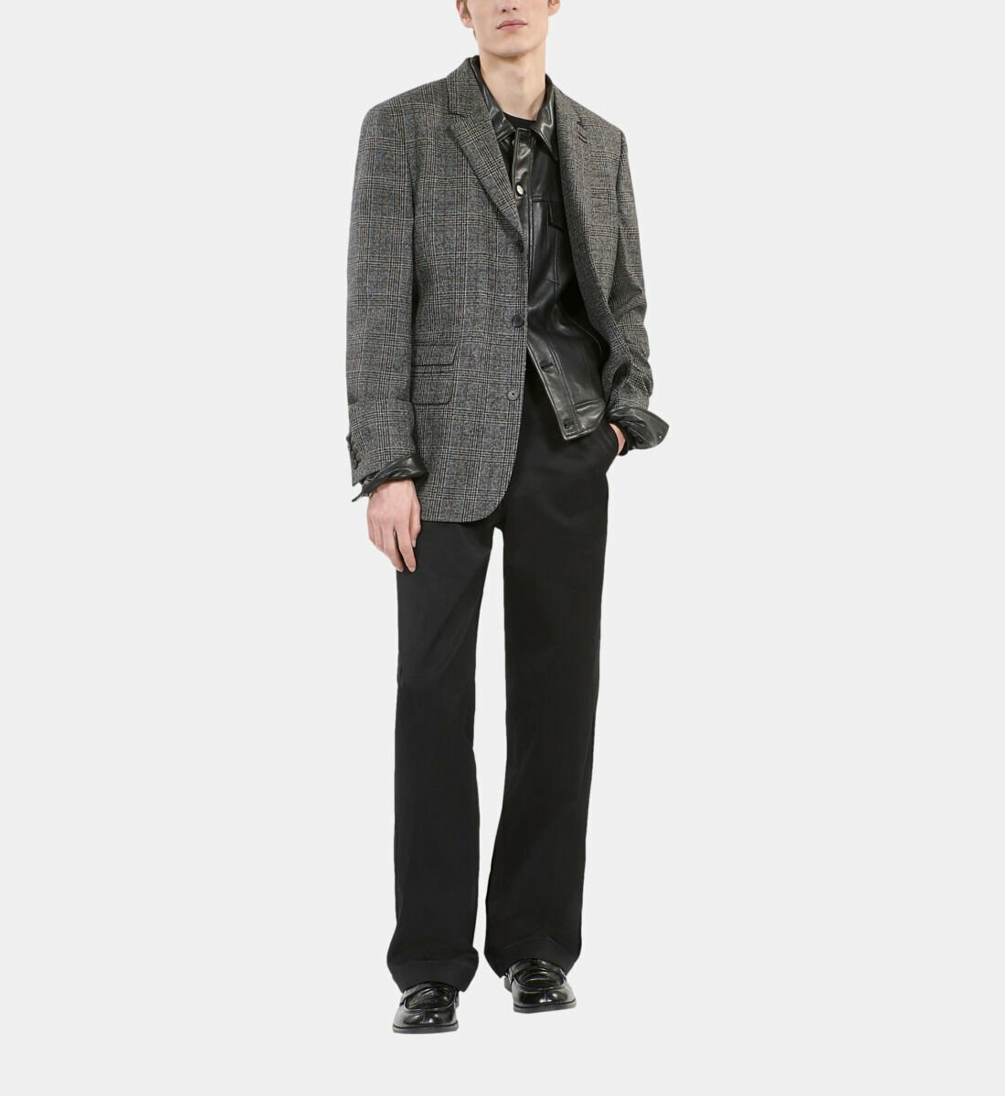 Blazer En Laine Prince De Galles Homme