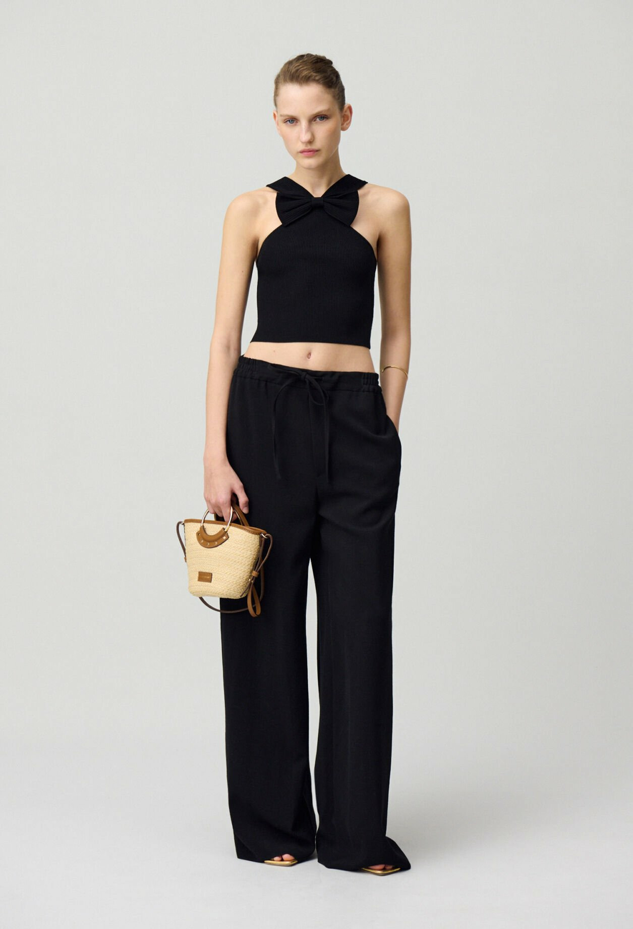 Top fine maille noeud