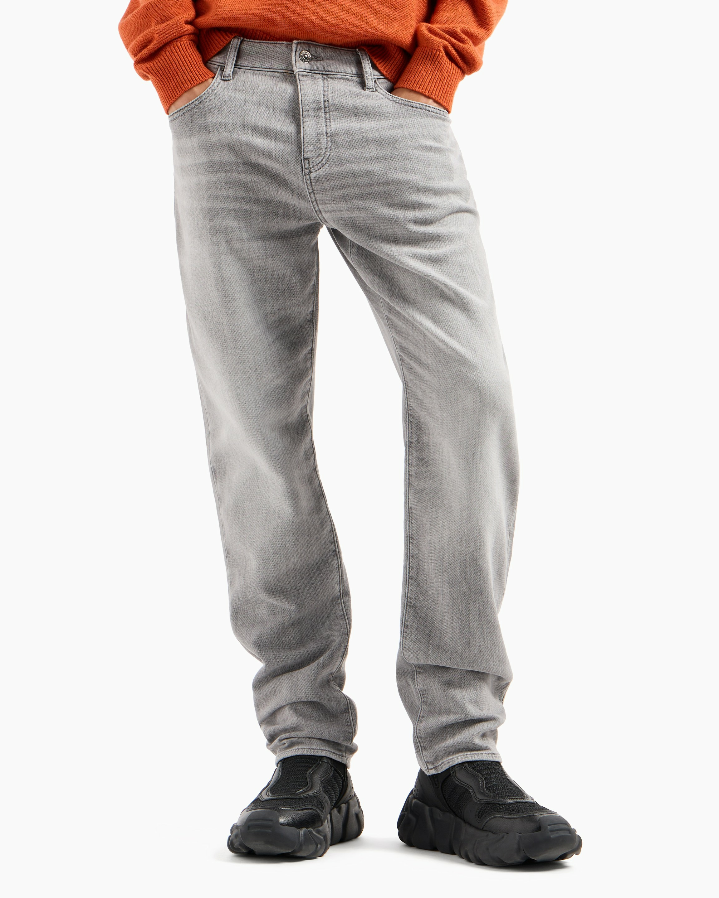 Pantalon 5 poches - jean gris