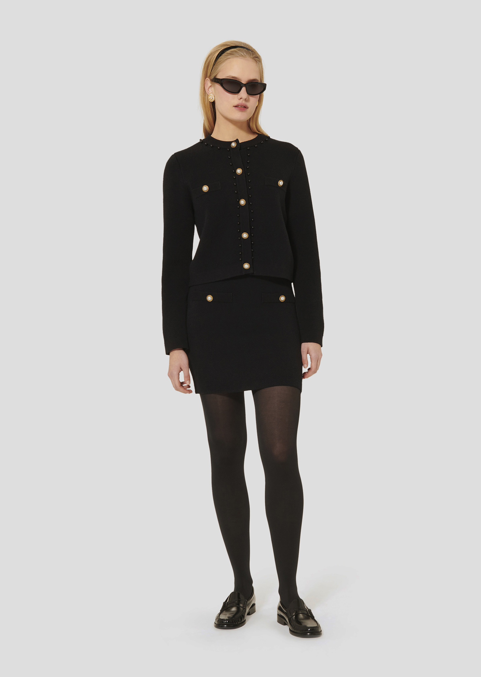 Jupe Jelka-Charcoal en Viscose