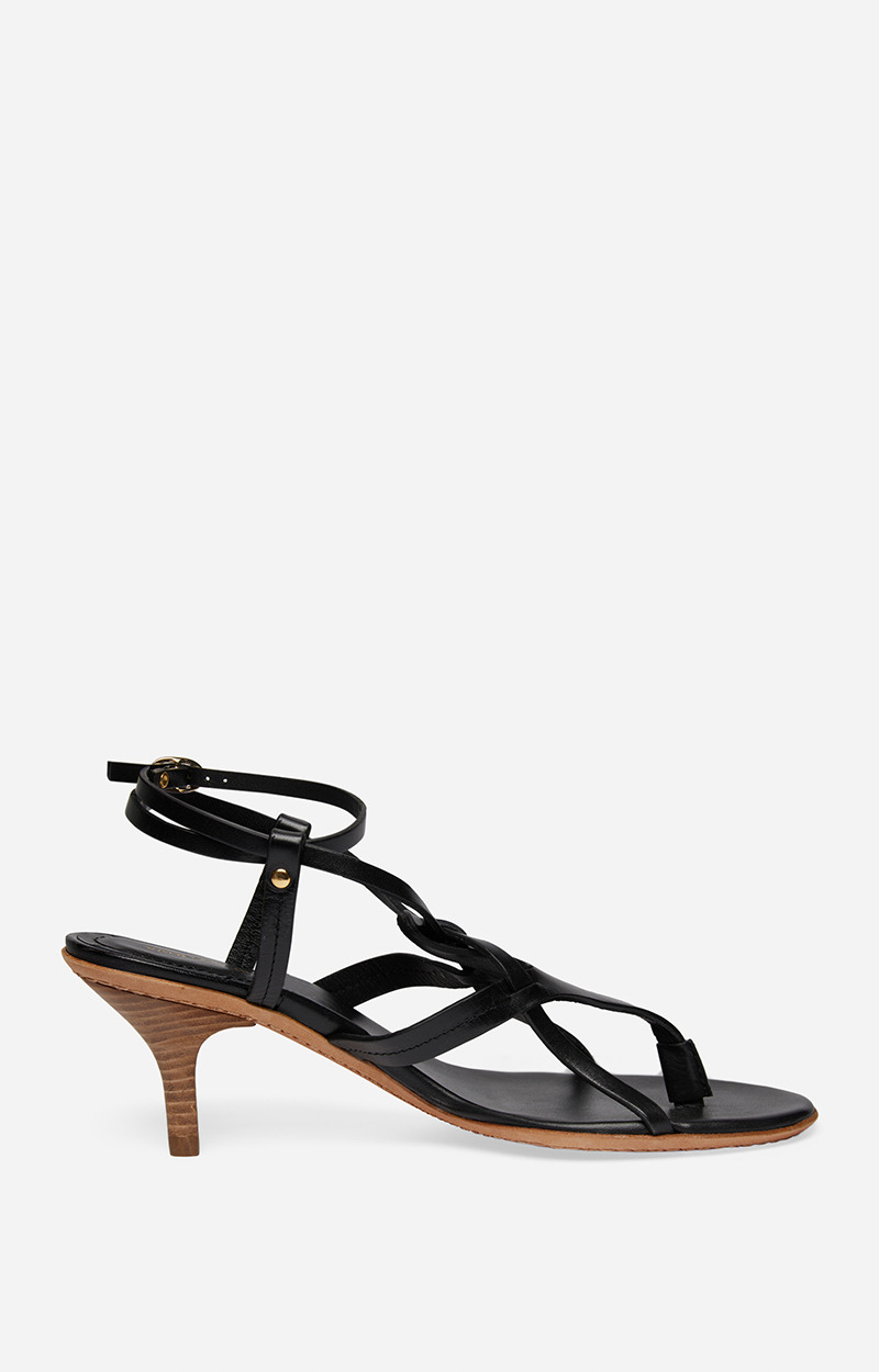 Sandales en Cuir à Tannage Végétal En Viscose