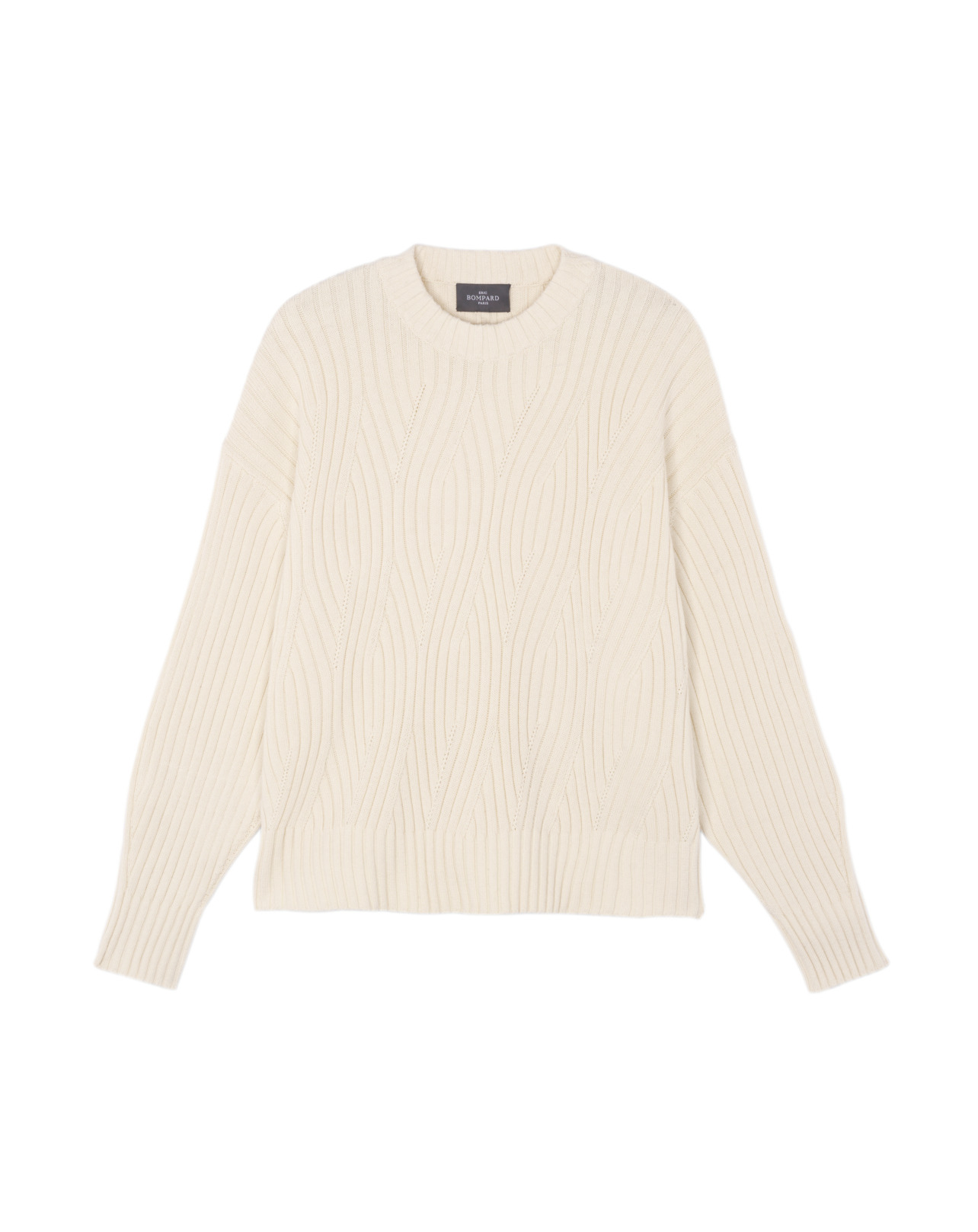 Pull oversized à torsades - Femme - NATUREL