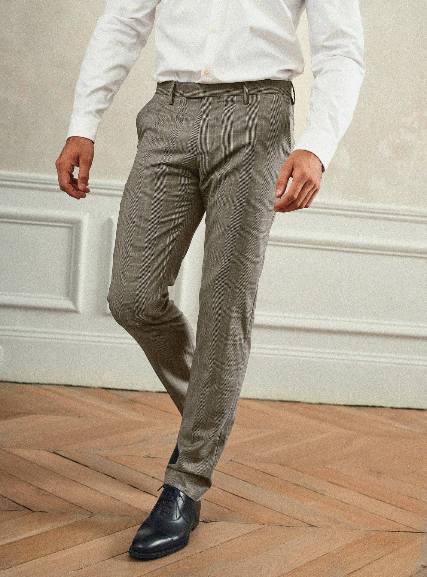 Pantalon de costume Gekko Beige
