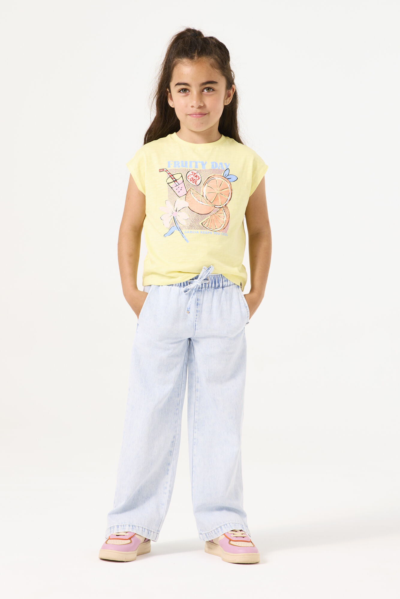 Girls Jeans C54730 Wide fit Blue