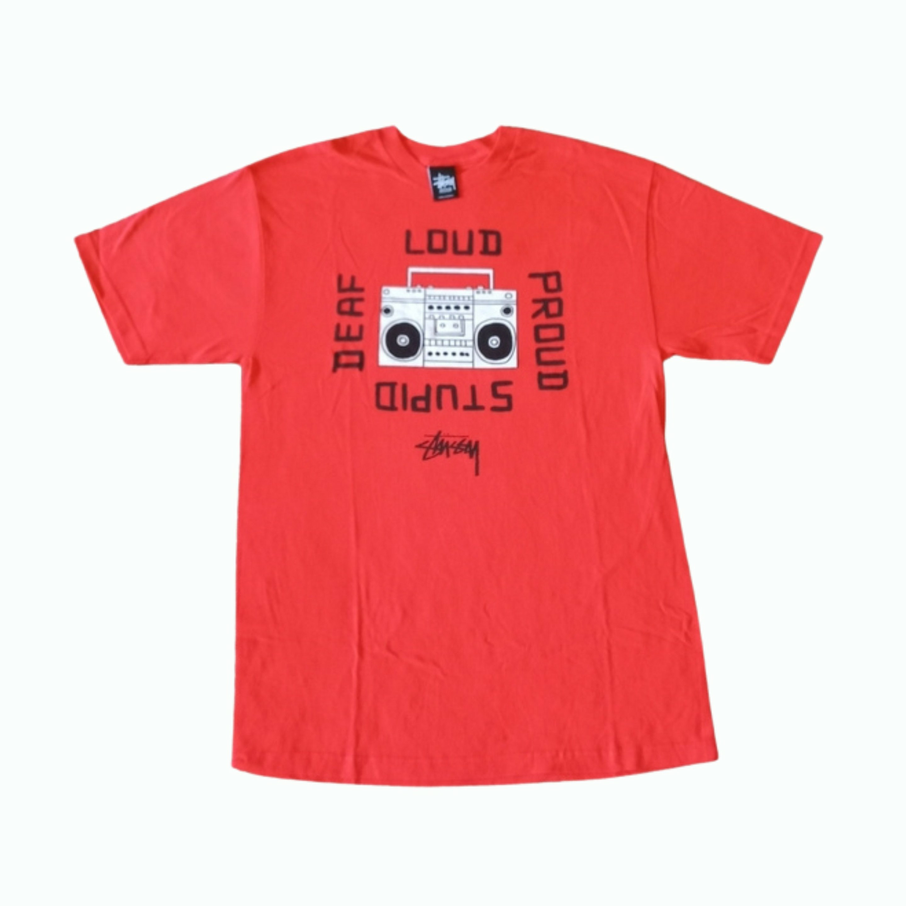 Stussy T-Shirt - Loud Stupid - Rouge