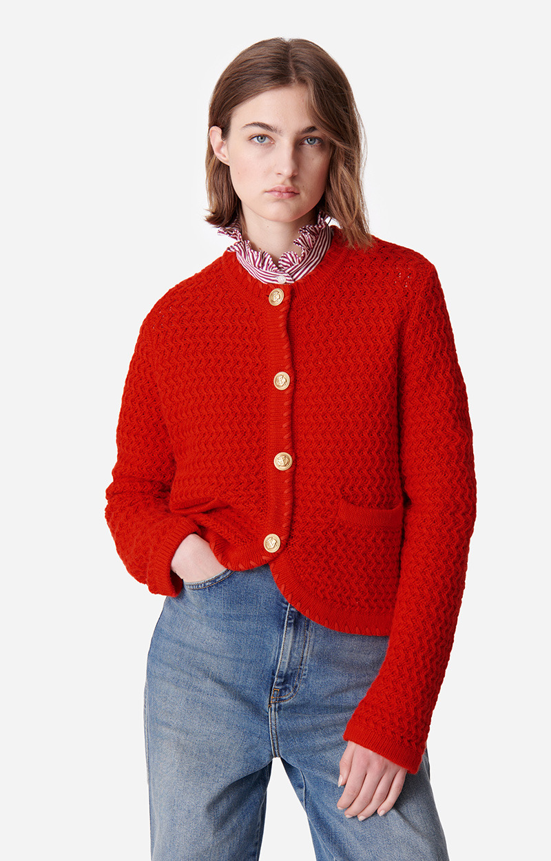 Gilet Dorina En Coton & Laine