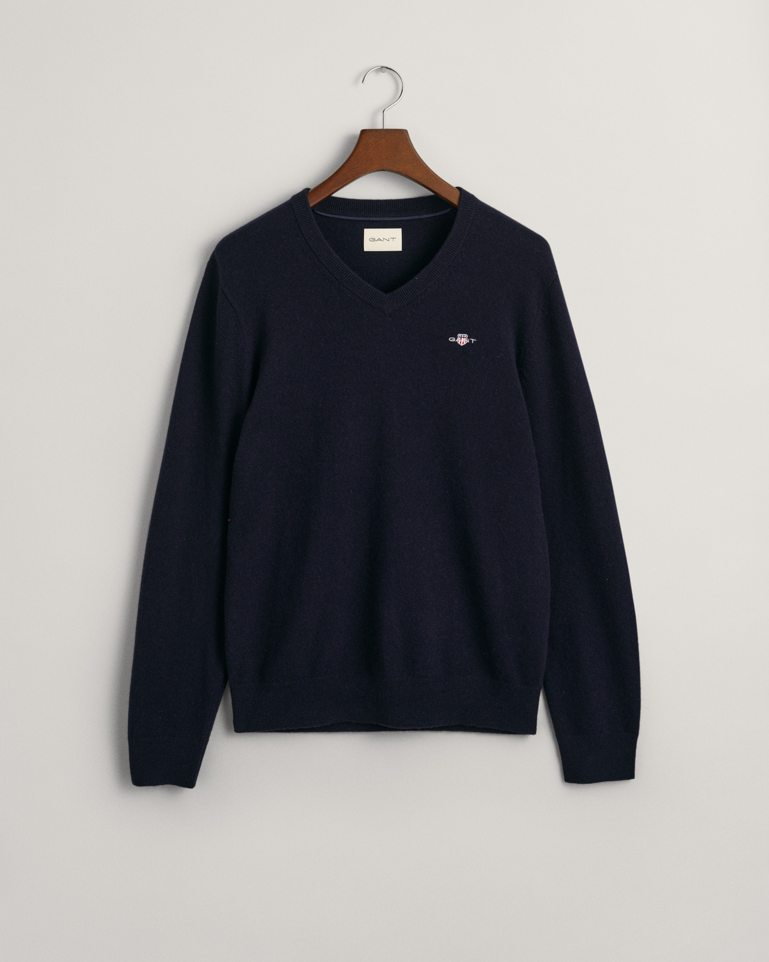 EXTRAFINE LAMBSWOOL V-NECK A/S