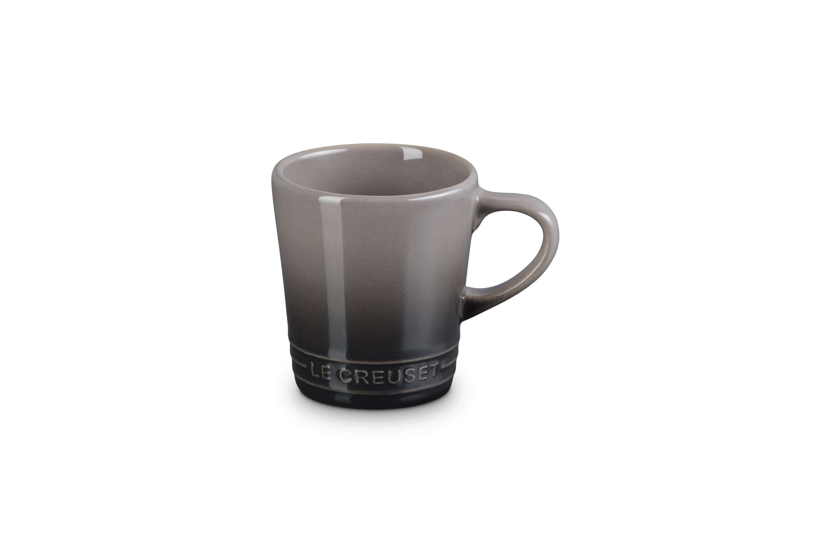 Tasse espresso V 100ml en céramique flint