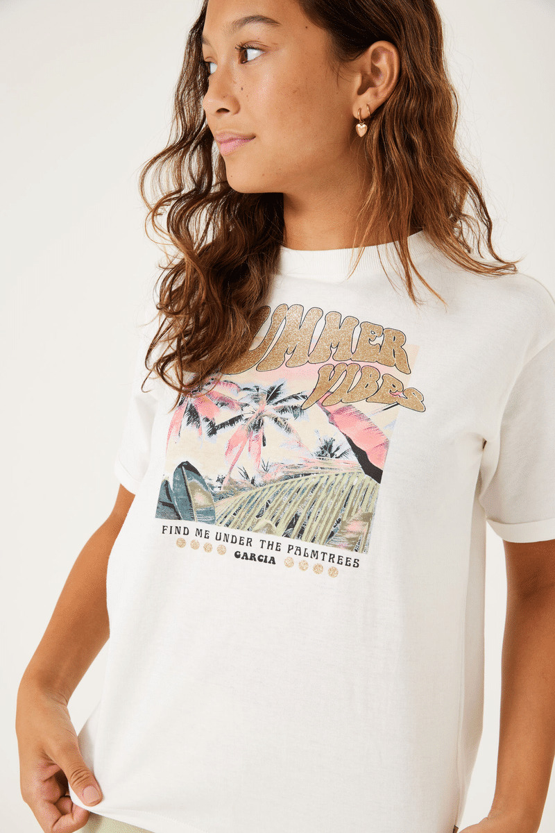 Girls T-shirt White