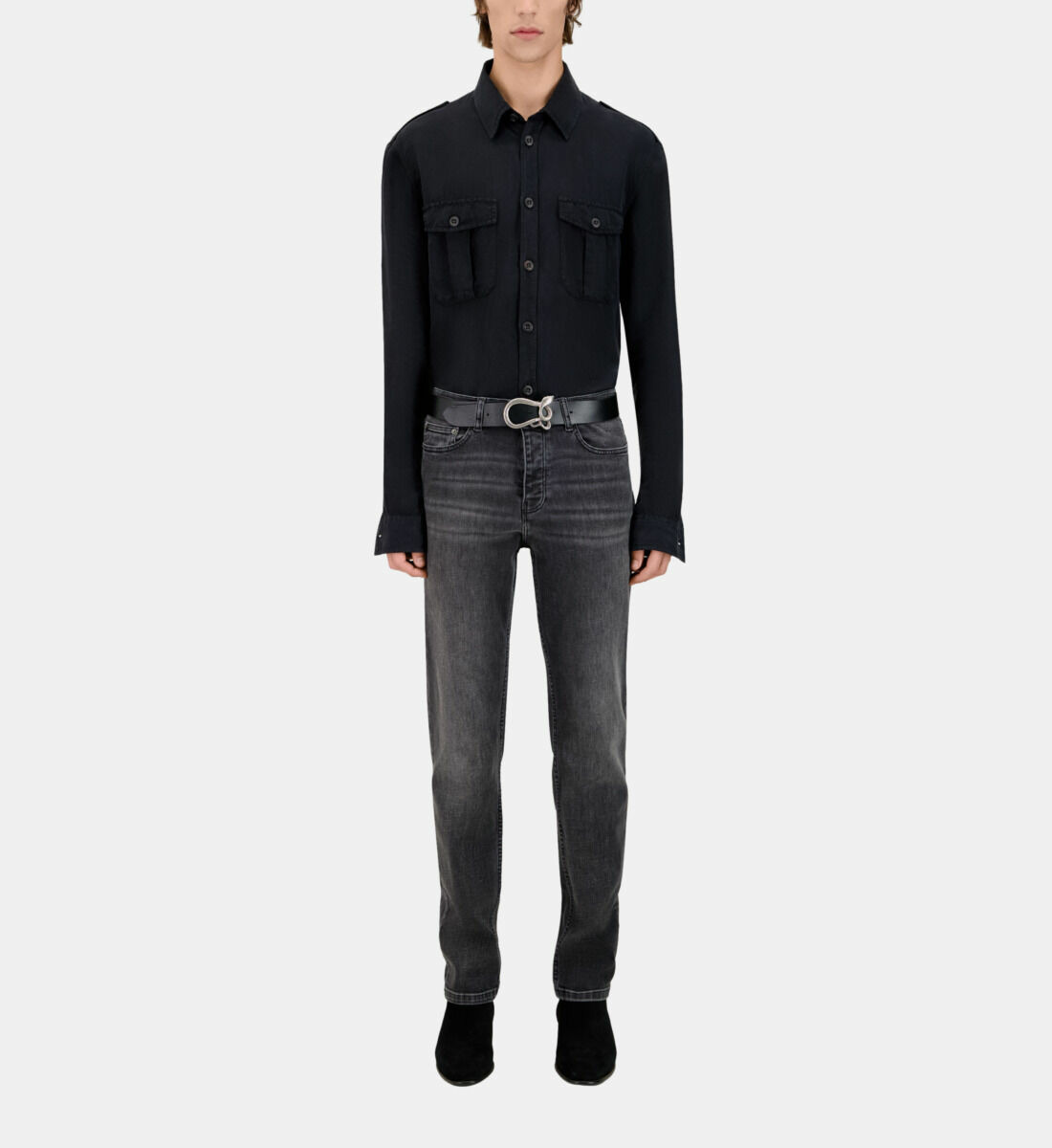 Jean Slim Gris Homme