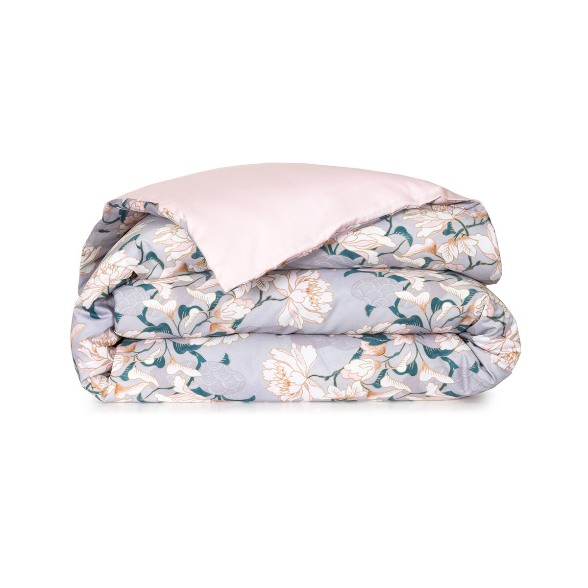 Kenzo - Housse de couette en satin rose, K Mitsuko