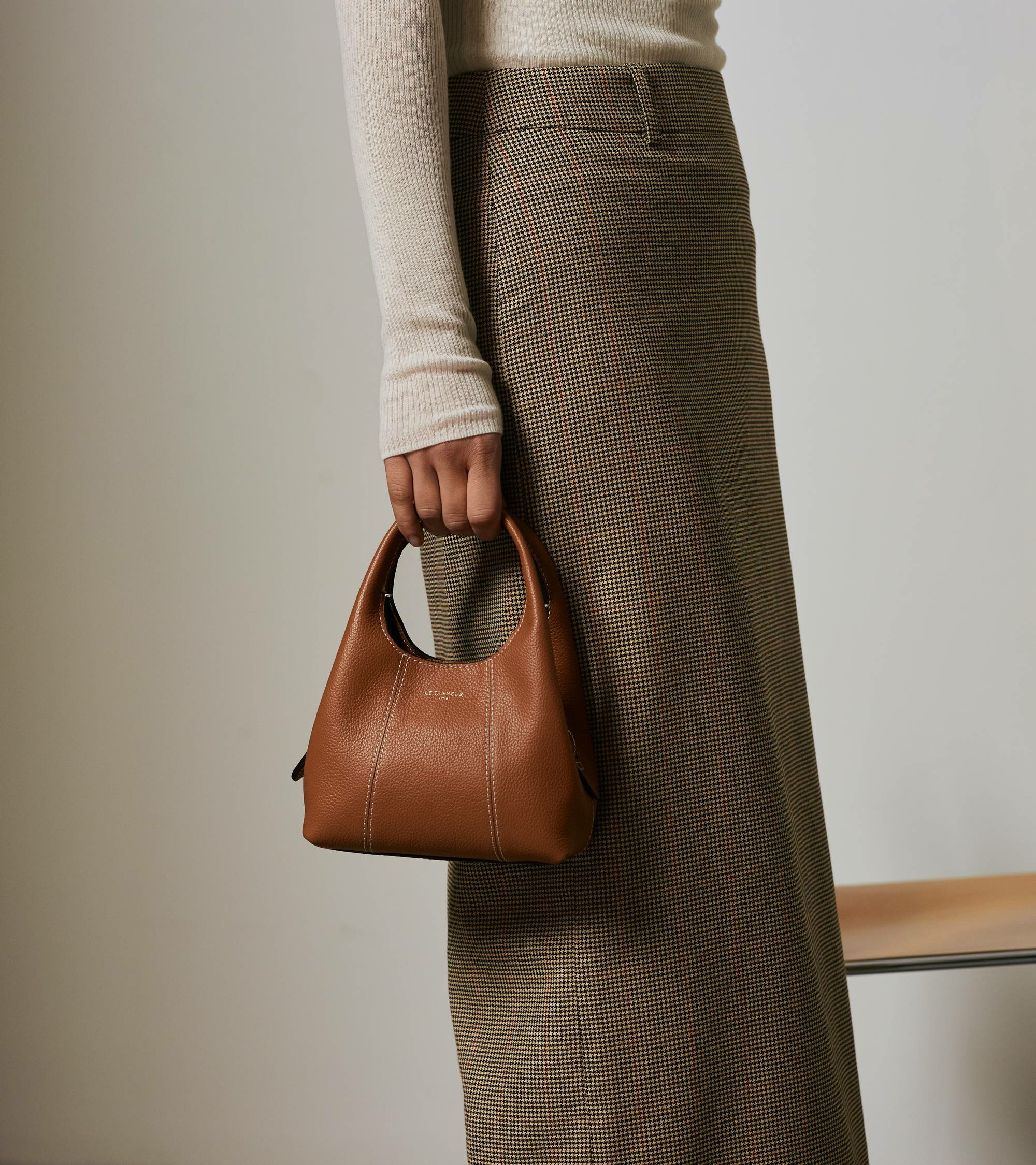 Mini sac à main Juliette en cuir grainé