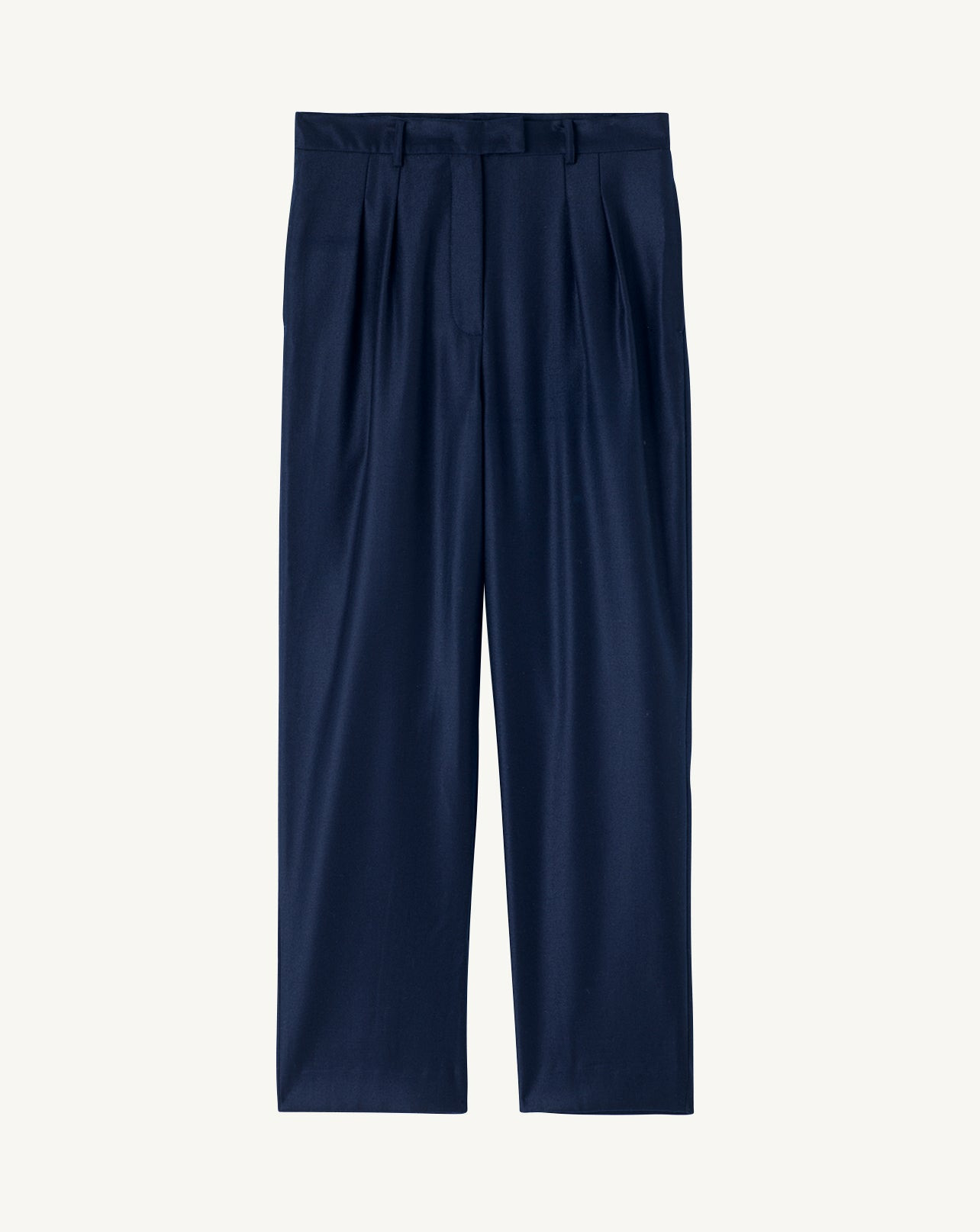 Pantalon carotte à pinces - Femme - MARINE