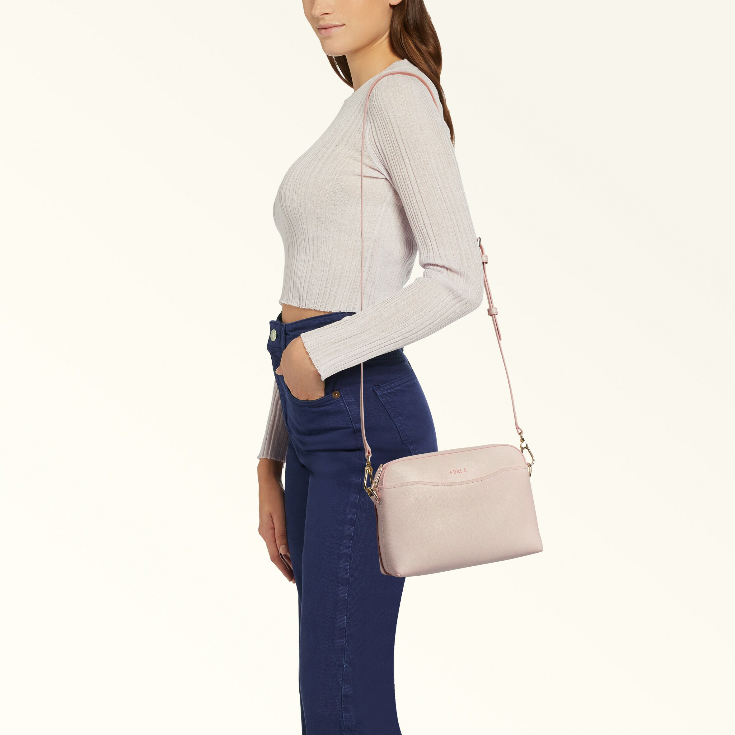 GEA MINI CROSSBODY - SAFFIANO