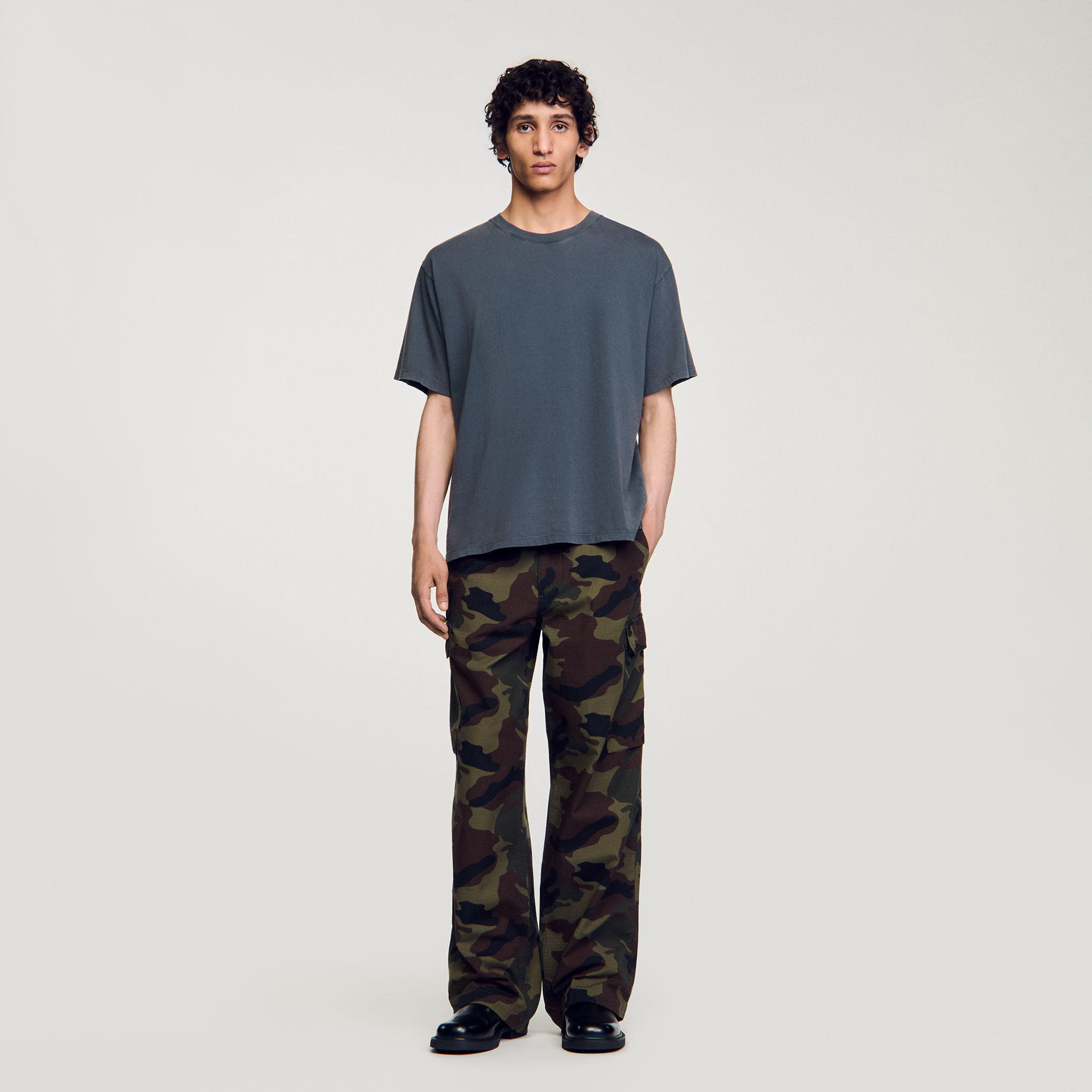 T-shirt effet délavé