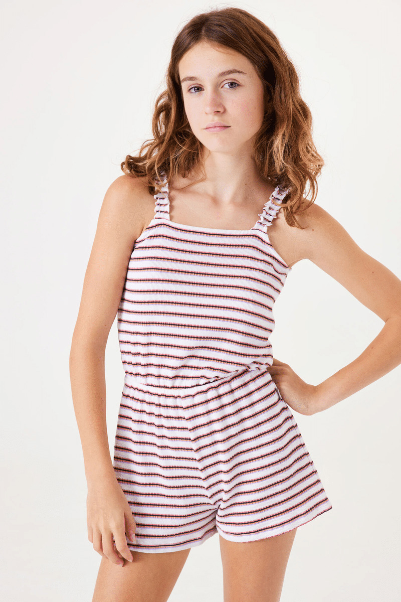 Girls Jumpsuit White