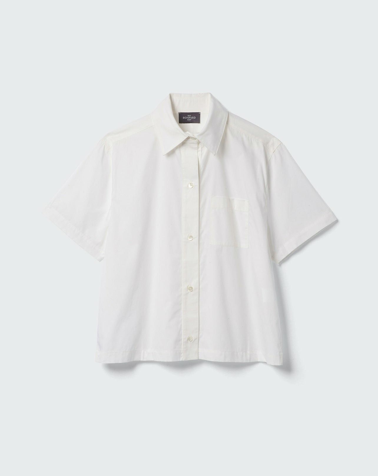 Chemise ample manches courtes - Femme - BLANC