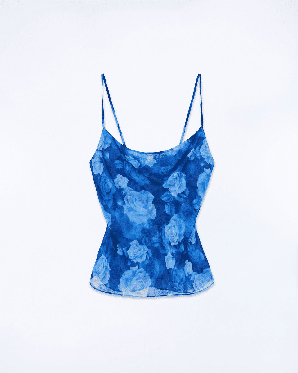 Top Bretelle Mousseline
