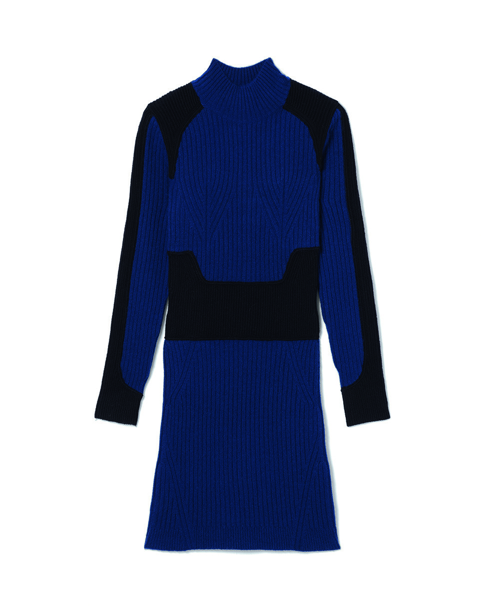 Robe color-block Ora-ïto - Femme - AMIRAL/NOIR
