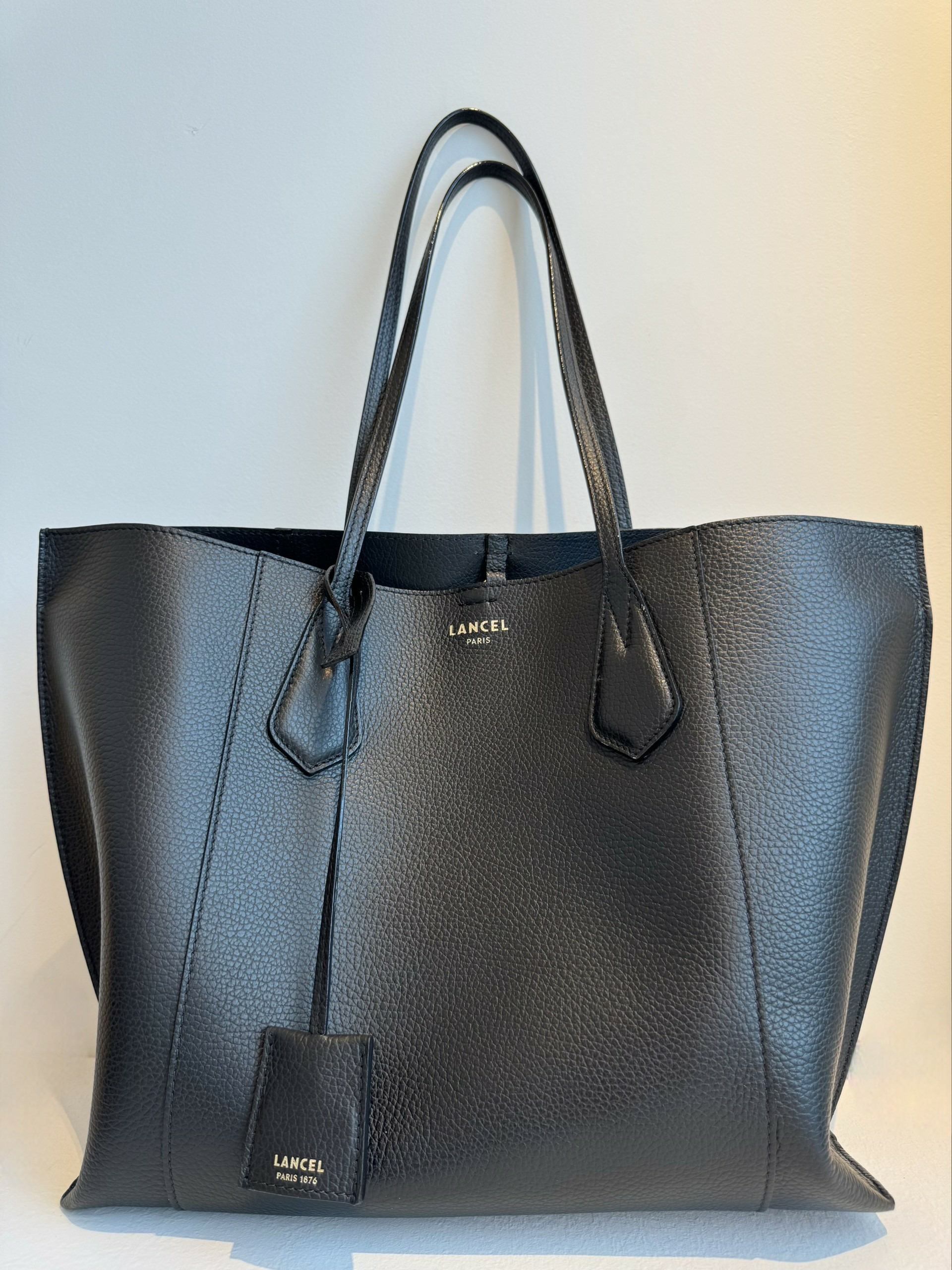 Alphonse De Lancel - Sac Cabas Zippe M - Noir