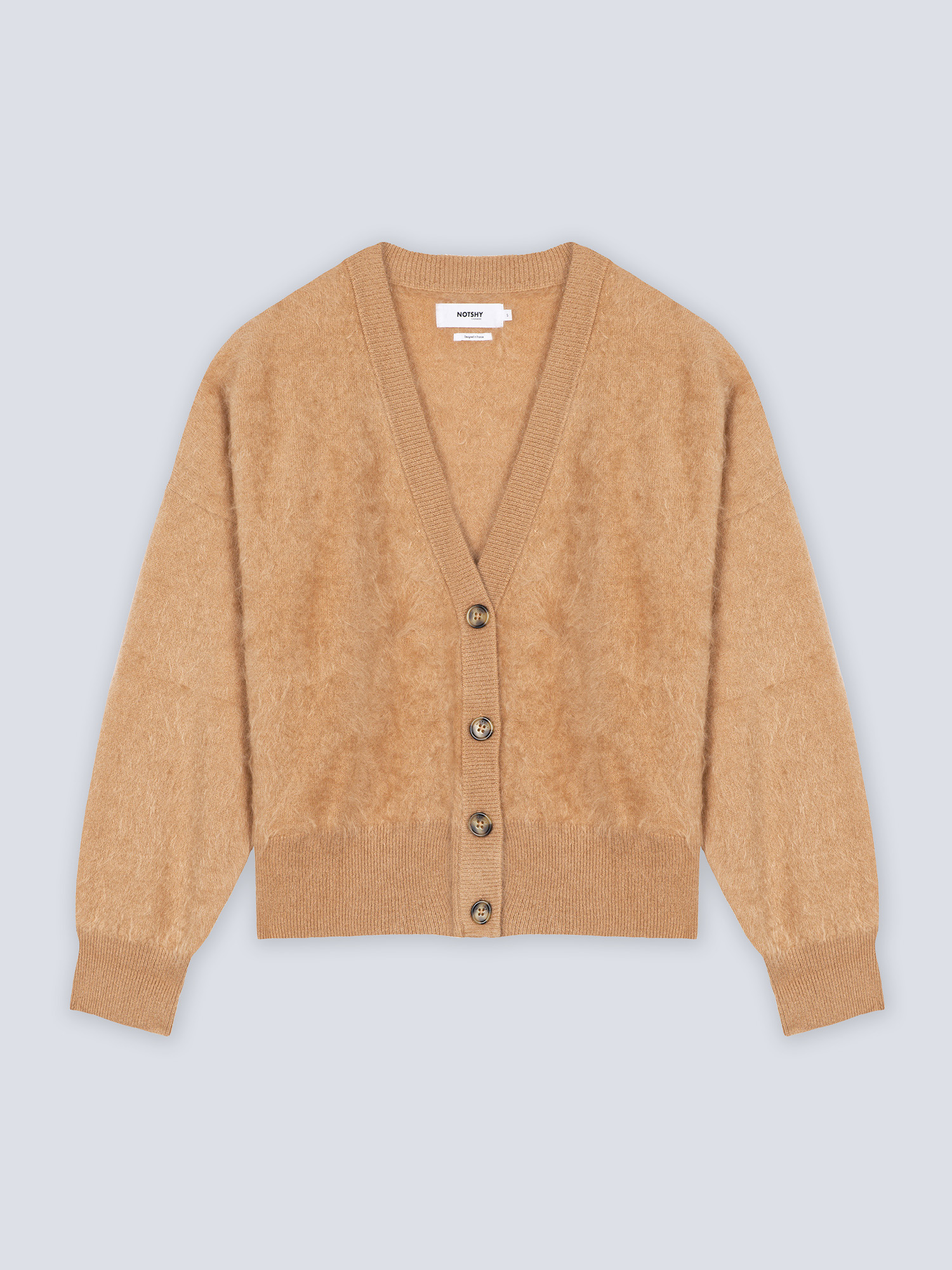 Cardigan en cachemire Hazel CAMEL