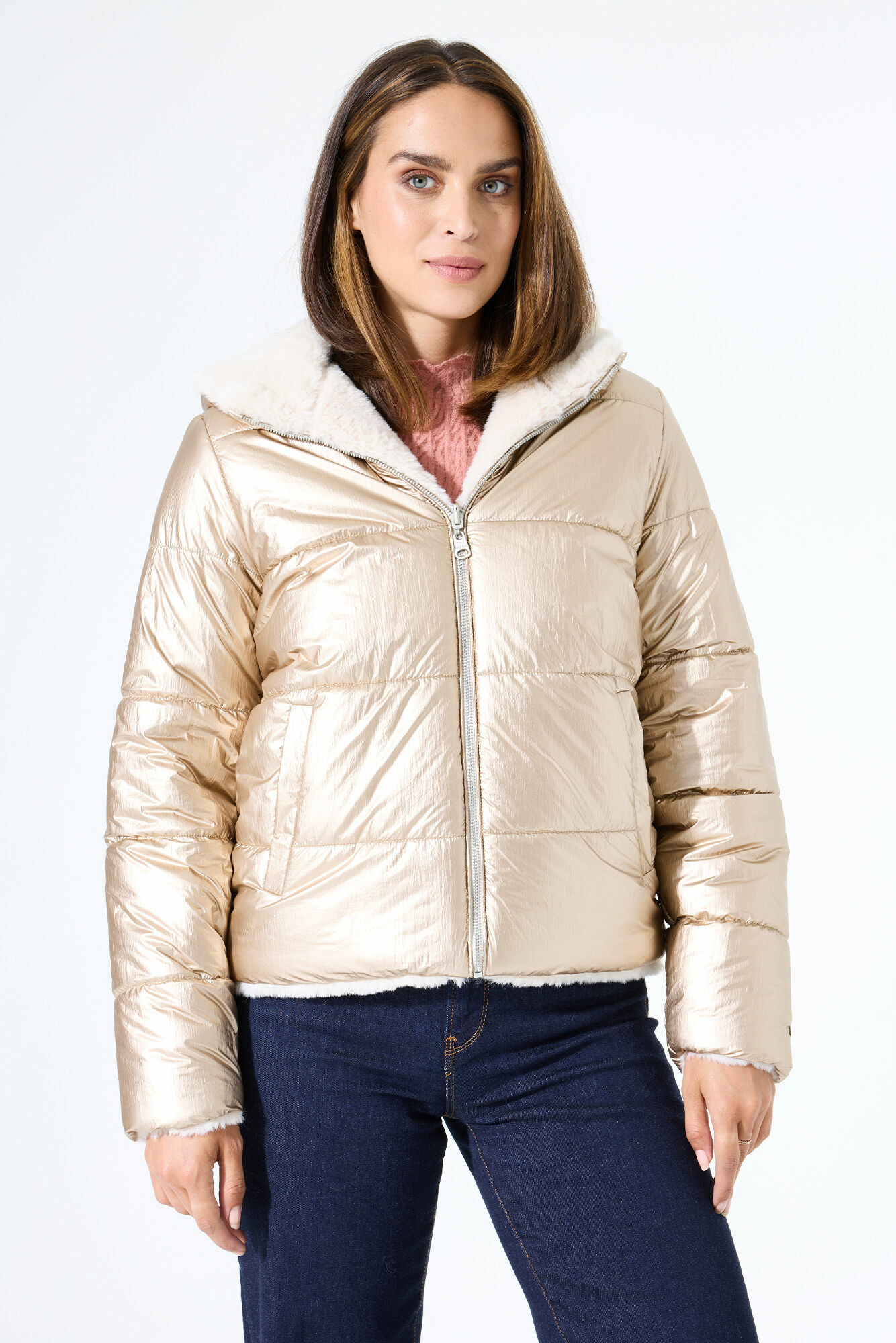 Women Coat Brown