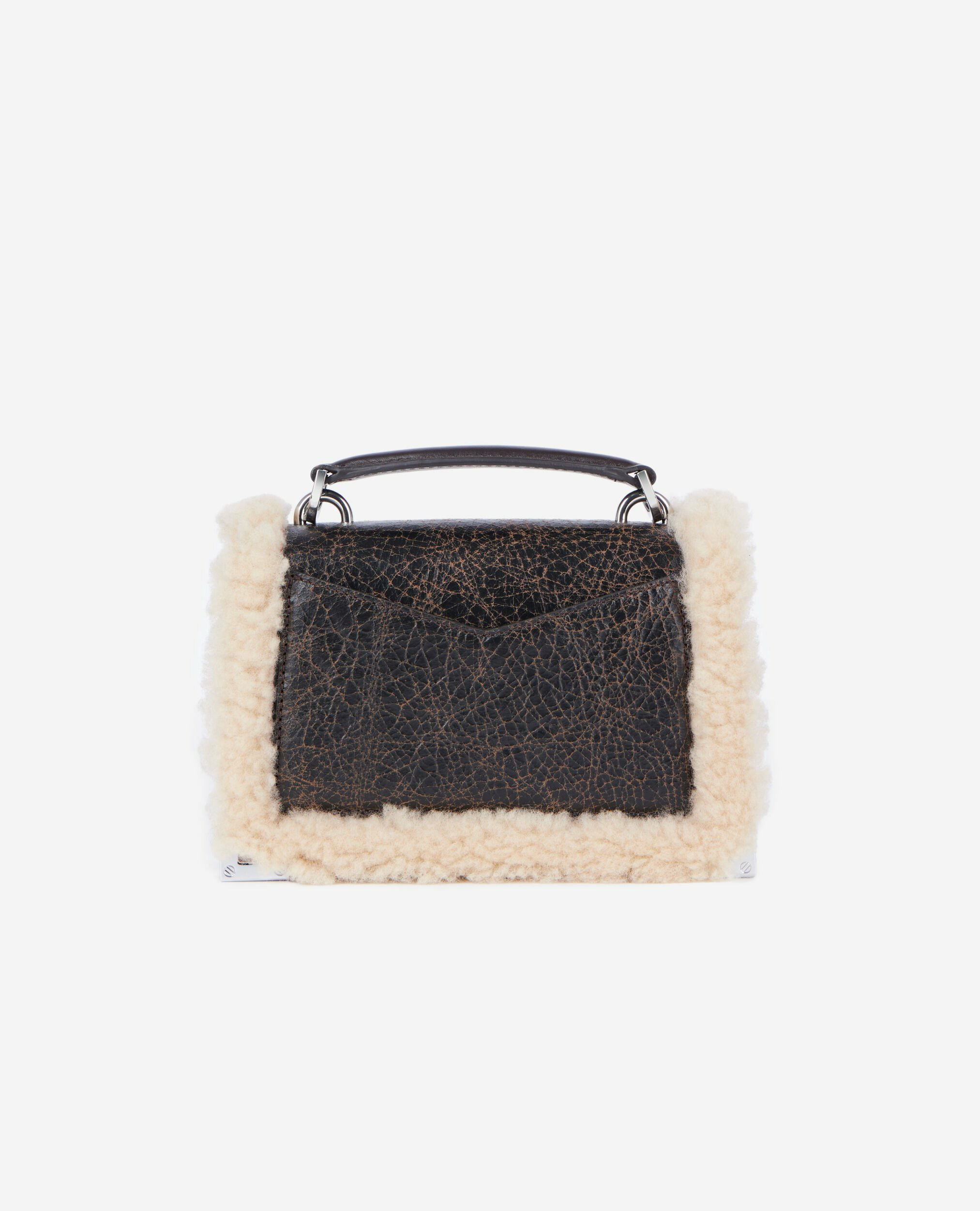 Sac Emily New Nano En Cuir Marron