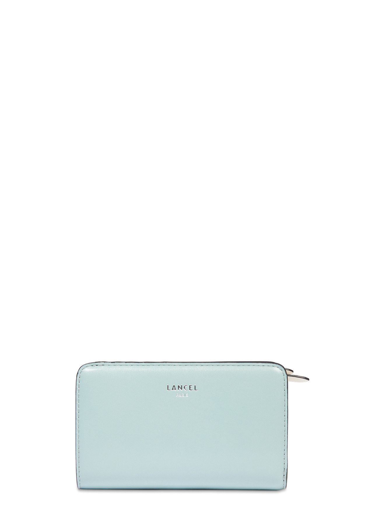 ORIGAMI DE LANCEL - Portefeuille Rectangulaire Zippe - BLEU POU/NEI