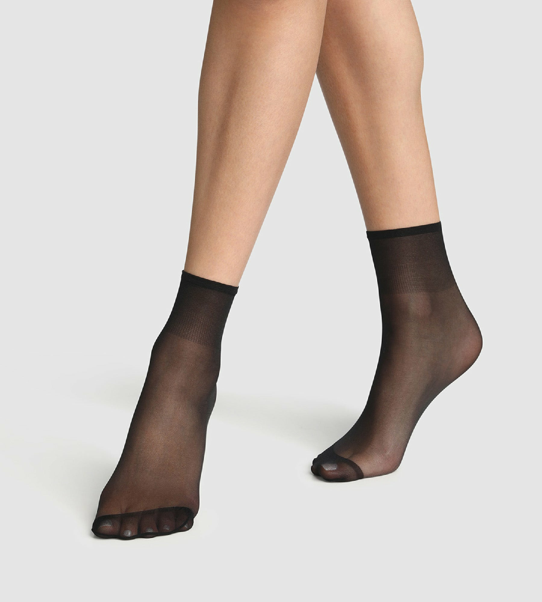 Lot de 2 socquettes noires irisées Sublim 14D