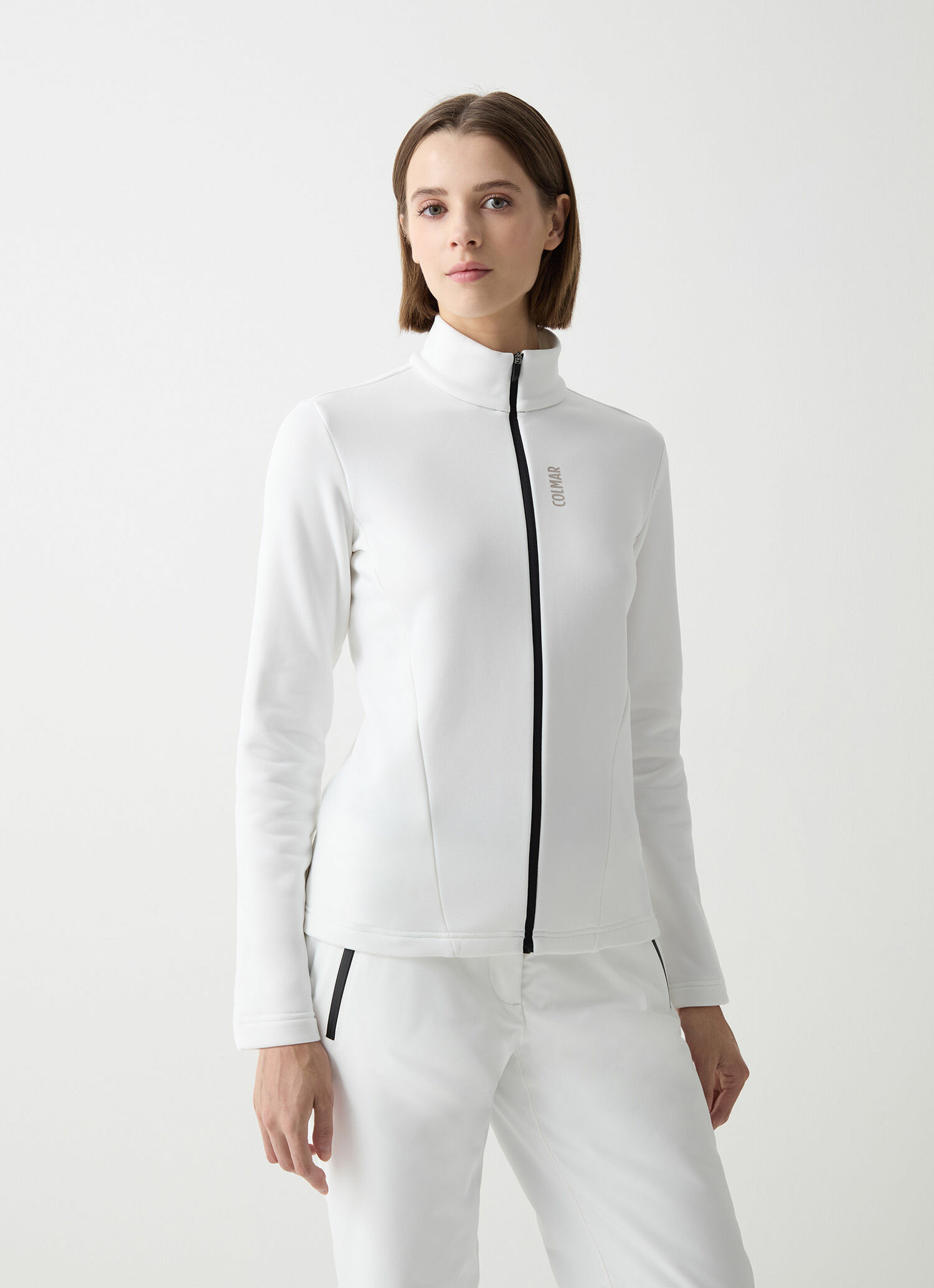 Polaire de ski stretch fermé par zip pleine longueur
