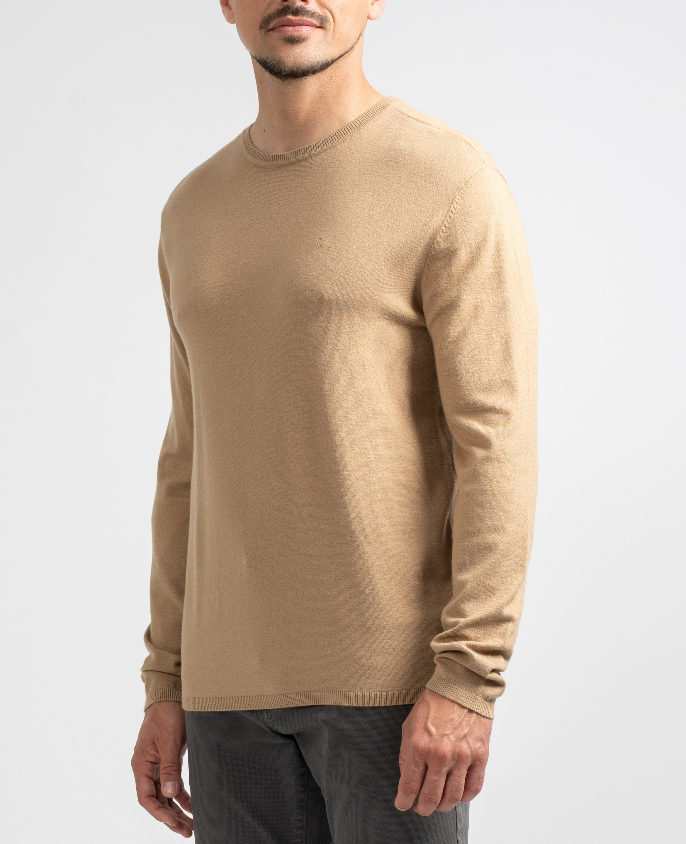 Pull maille col rond