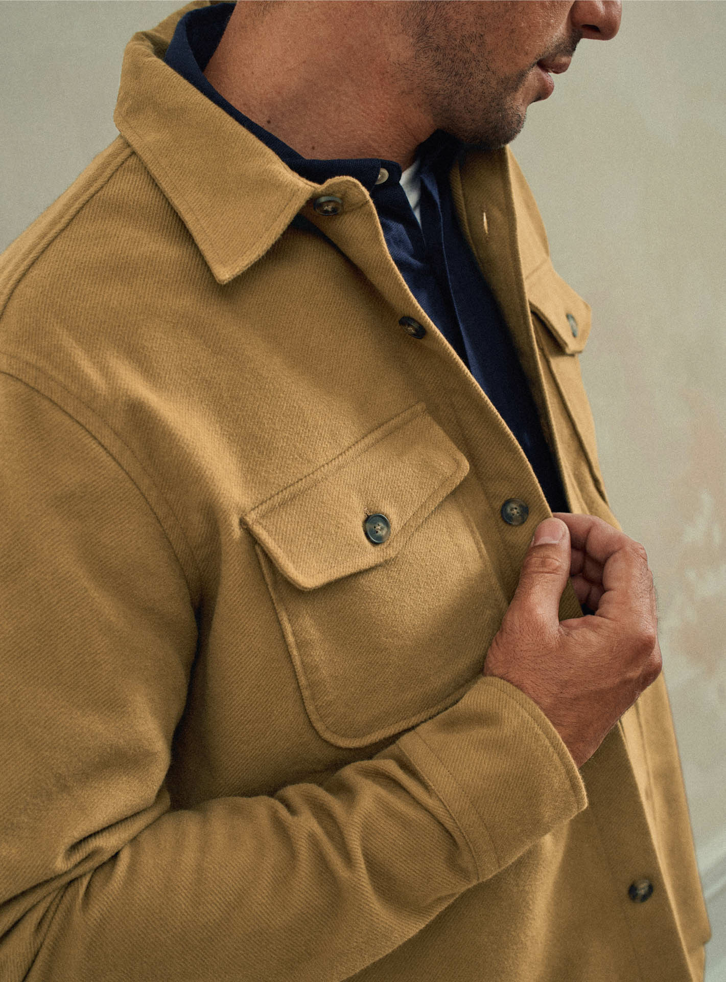 Surchemise Parker Camel