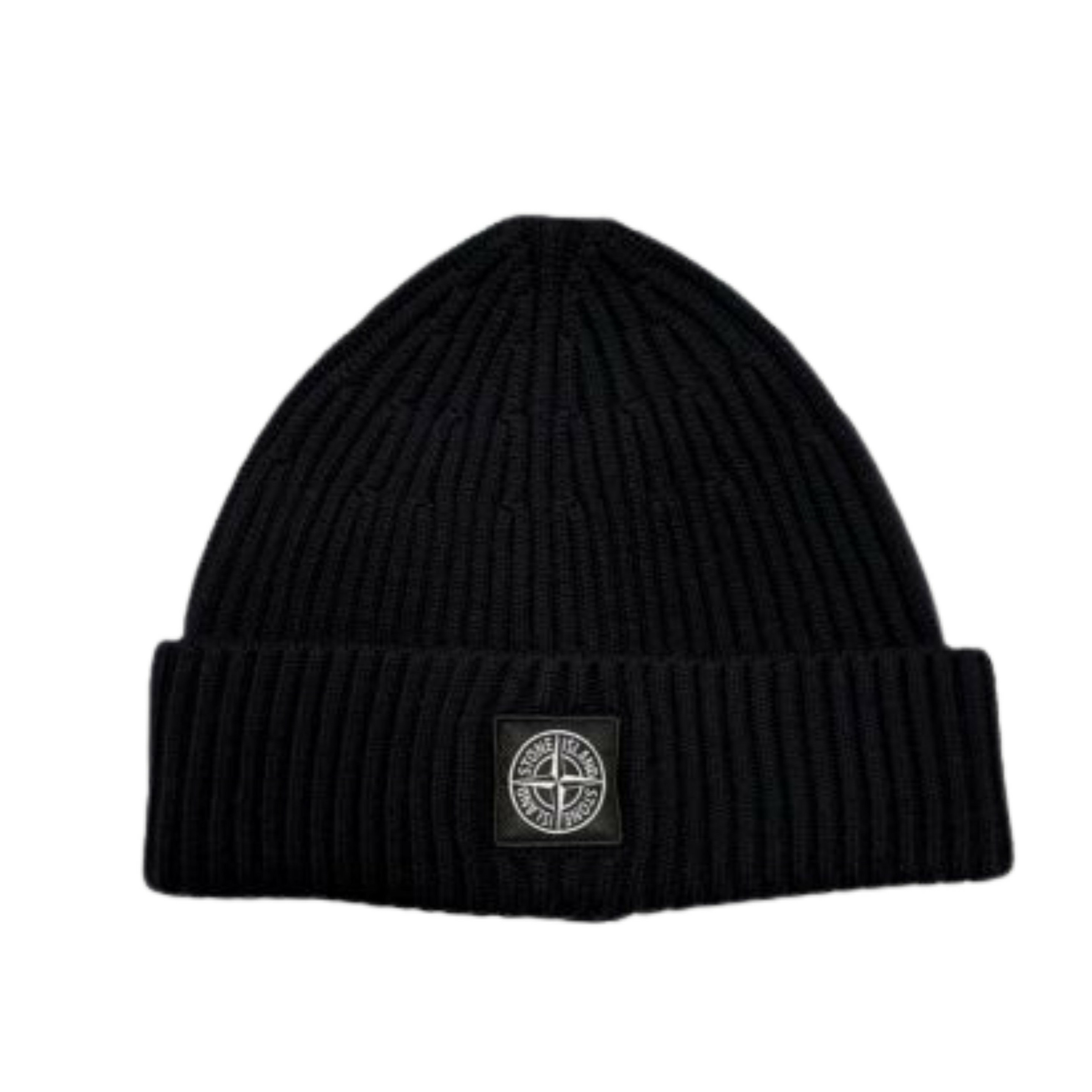 Stone Island Bonnet Laine Bleu