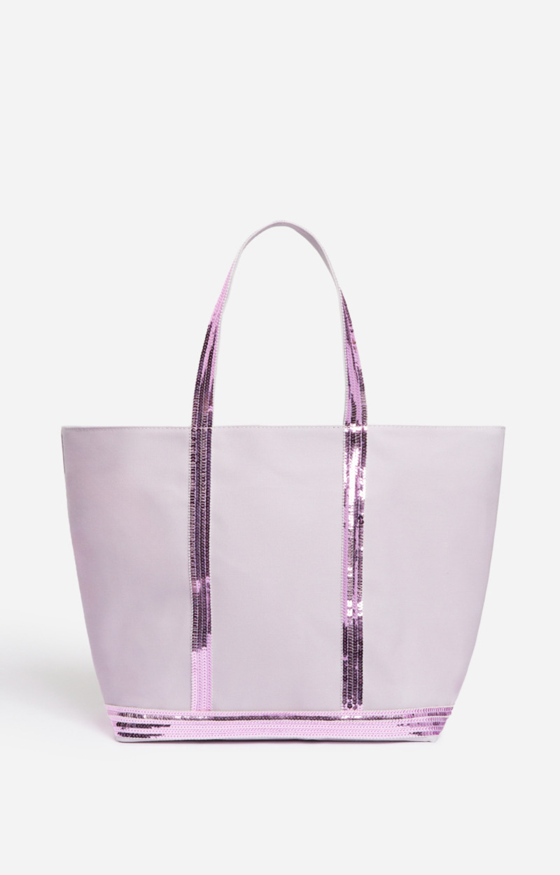 Cabas L Zippé En Toile En Lyocell Et Coton